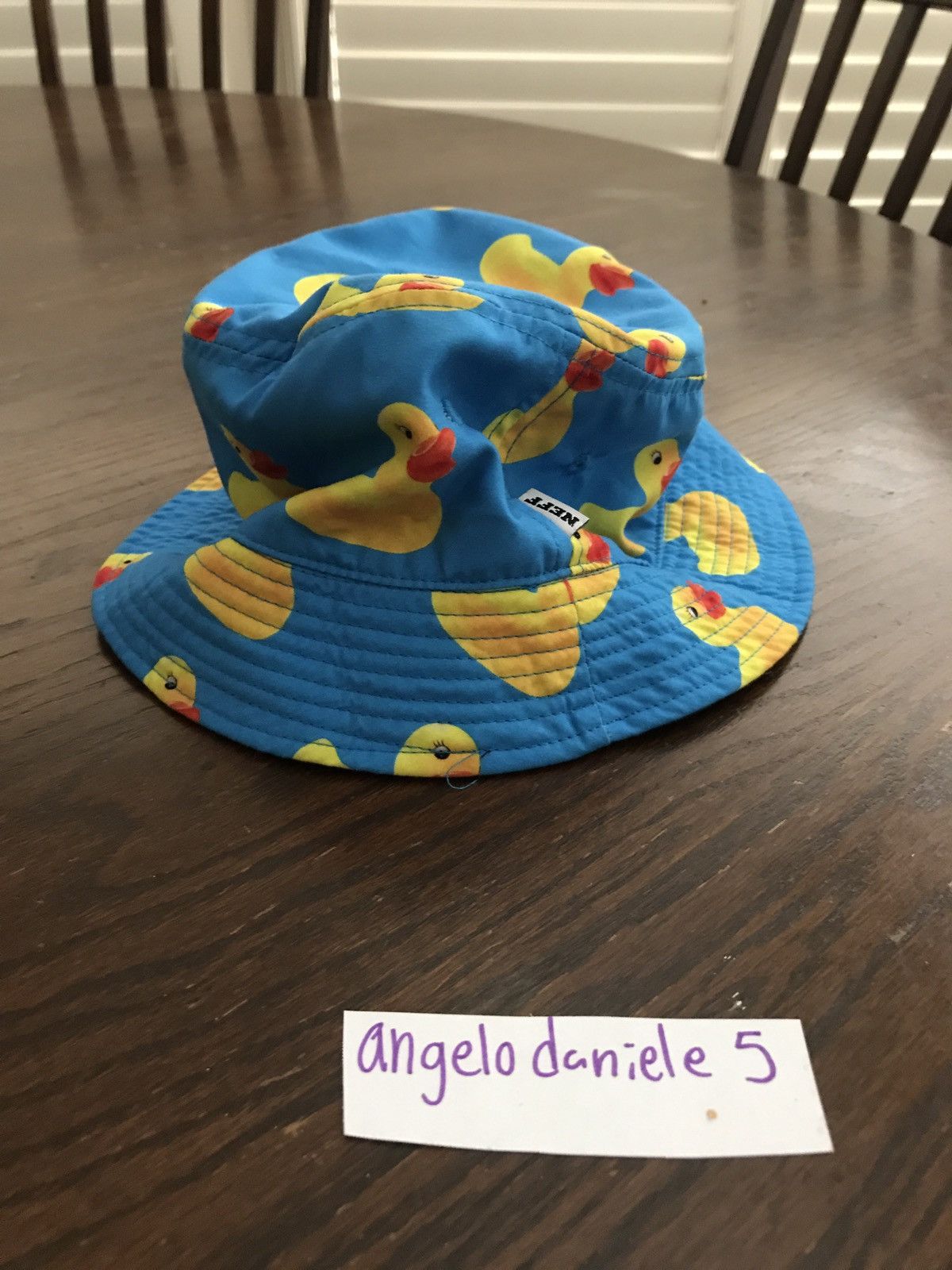 Neff Reversible Rubber Ducky Bucket Hat Grailed