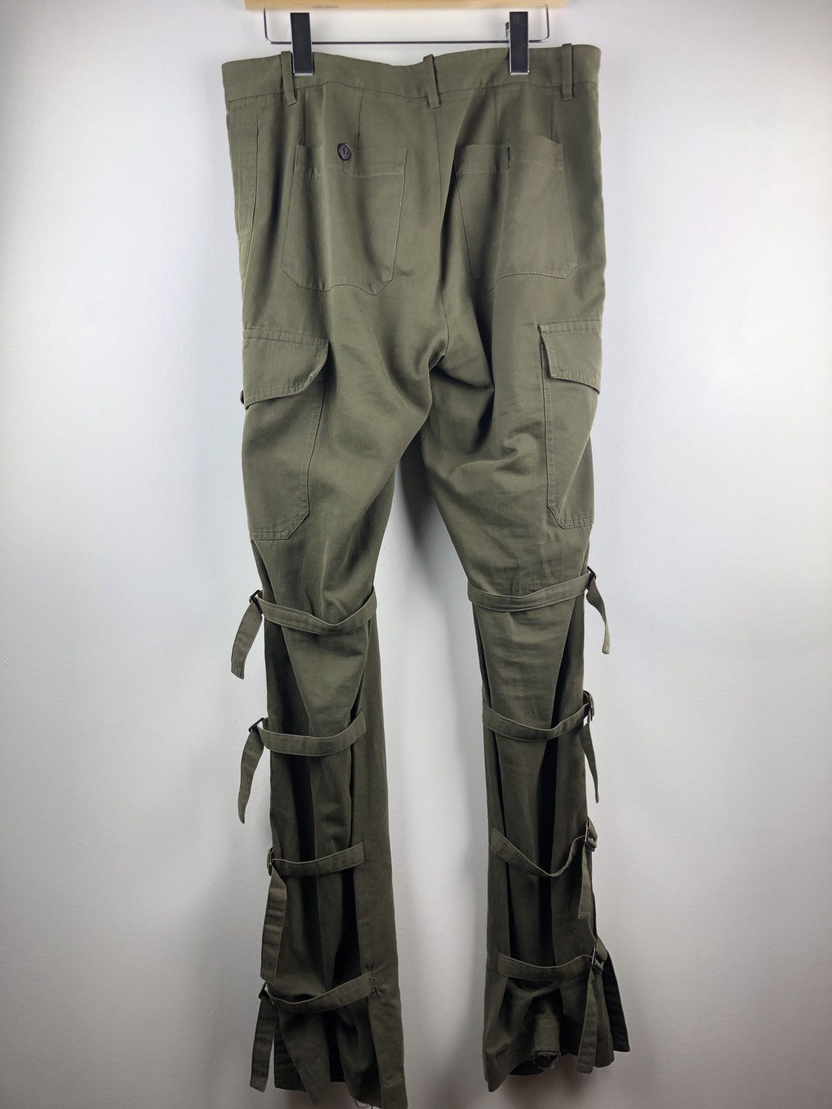 Ann Demeulemeester A/W 06 Ann Demeulemeester Green Horse Riding Trousers Size US 32 / EU 48 - 3 Thumbnail