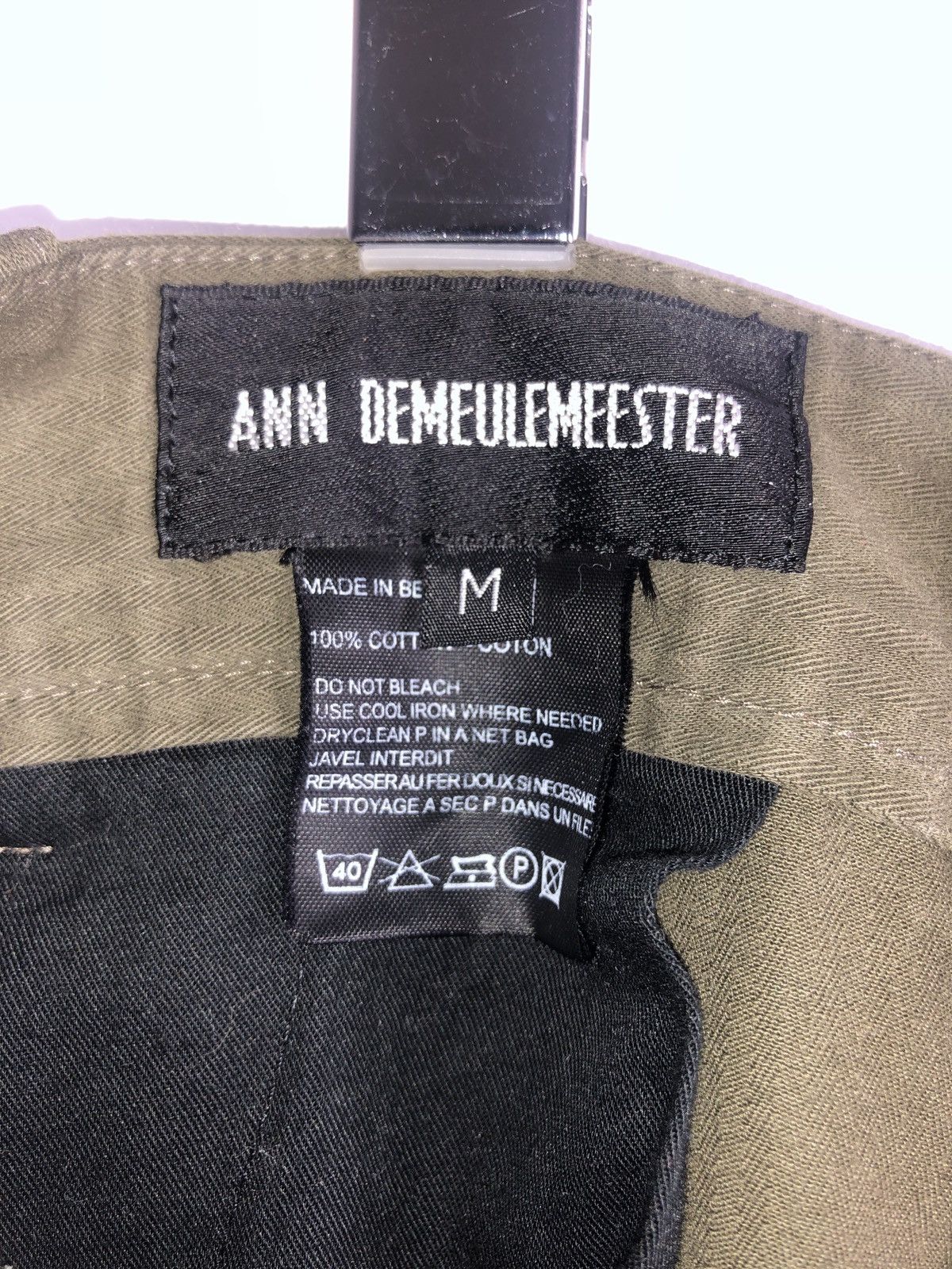 Ann Demeulemeester A/W 06 Ann Demeulemeester Green Horse Riding Trousers Size US 32 / EU 48 - 7 Thumbnail