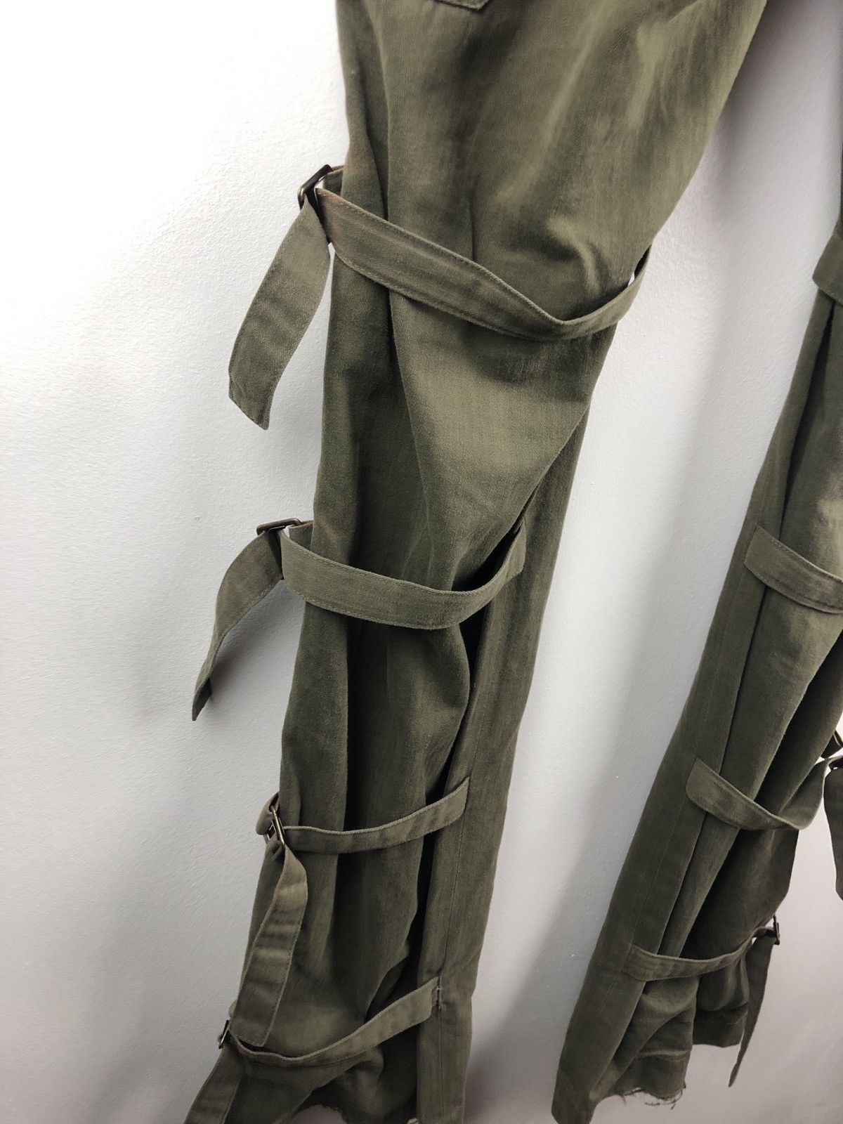 Ann Demeulemeester A/W 06 Ann Demeulemeester Green Horse Riding Trousers Size US 32 / EU 48 - 10 Thumbnail