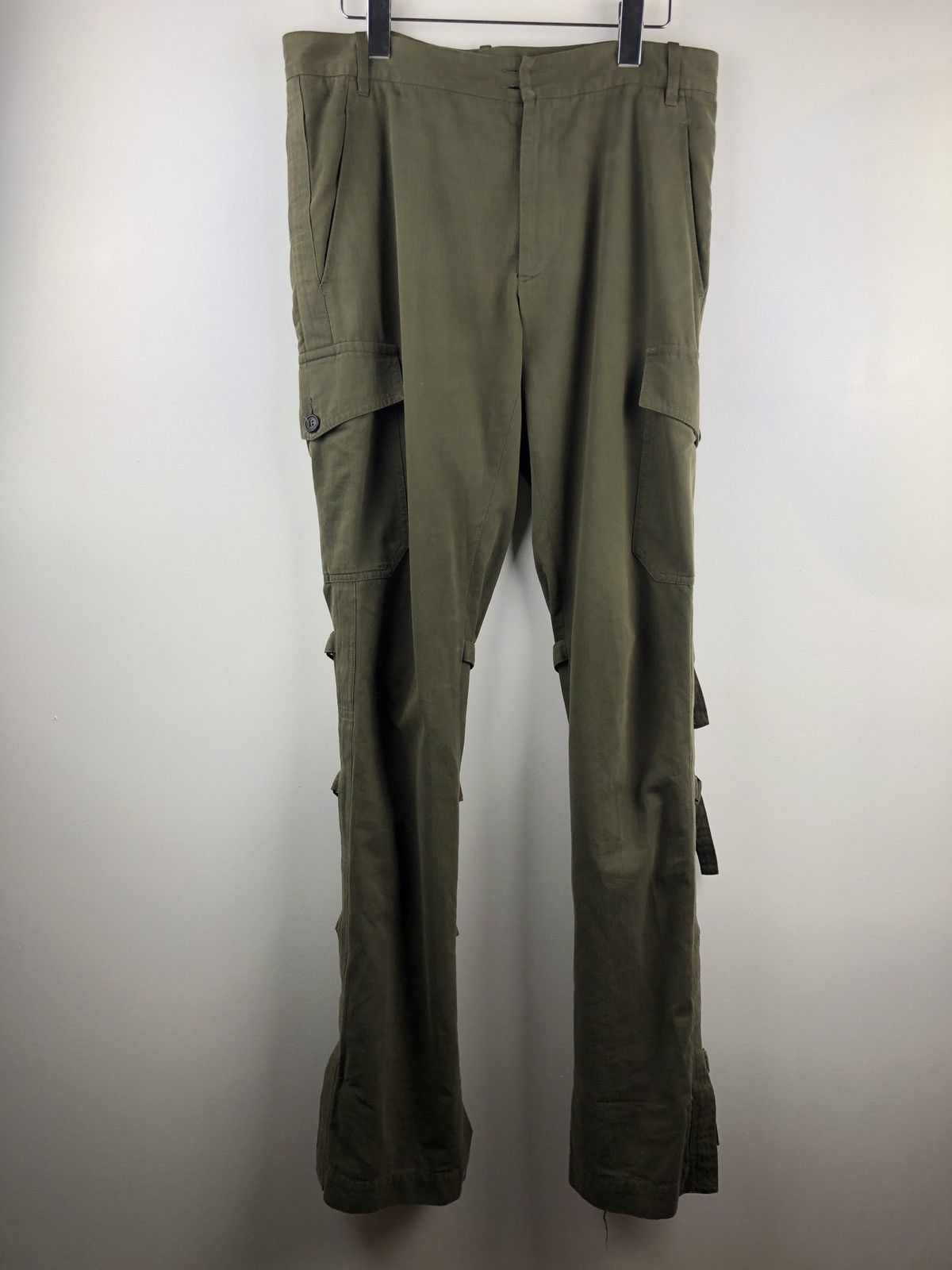 Ann Demeulemeester A/W 06 Ann Demeulemeester Green Horse Riding Trousers Size US 32 / EU 48 - 2 Thumbnail