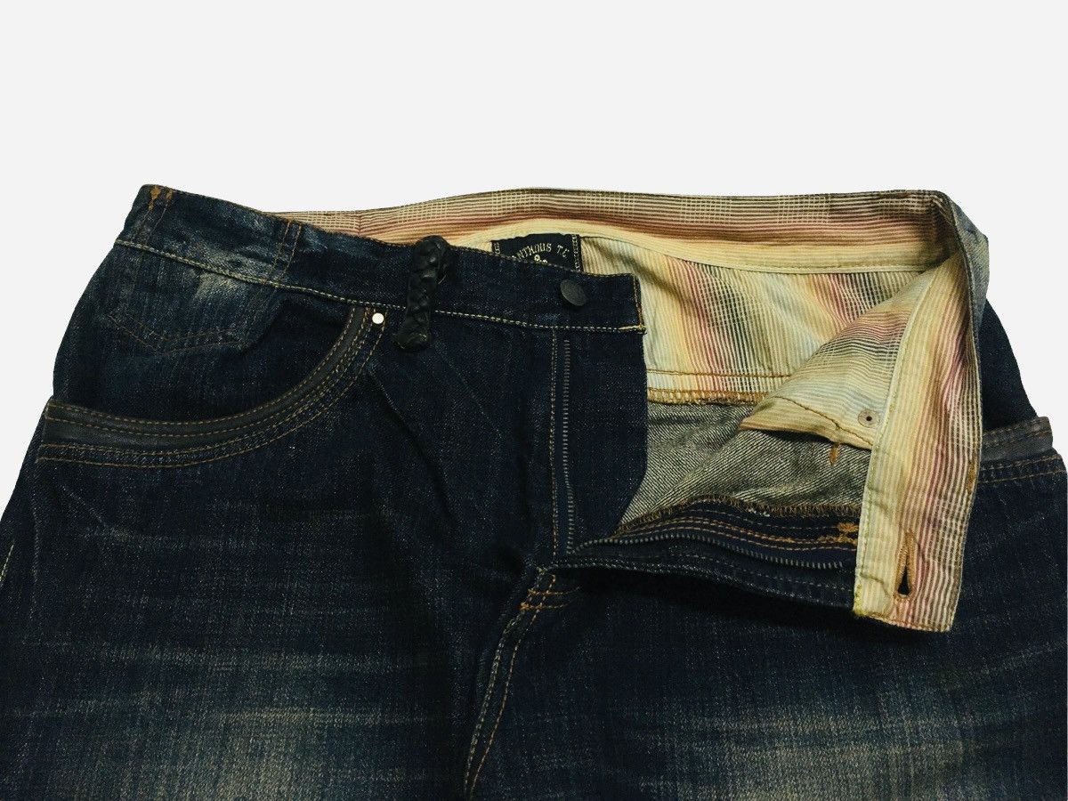 If Six Was Nine × Japanese Brand × Vintage Rare Design Vintage Japanese Brand XTC Jeans 1990s Size US 34 / EU 50 - 6 Thumbnail