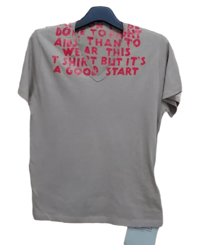 Maison Margiela Maison Margiela Charity Aids T shirt with tag Size US S / EU 44-46 / 1 - 1 Thumbnail