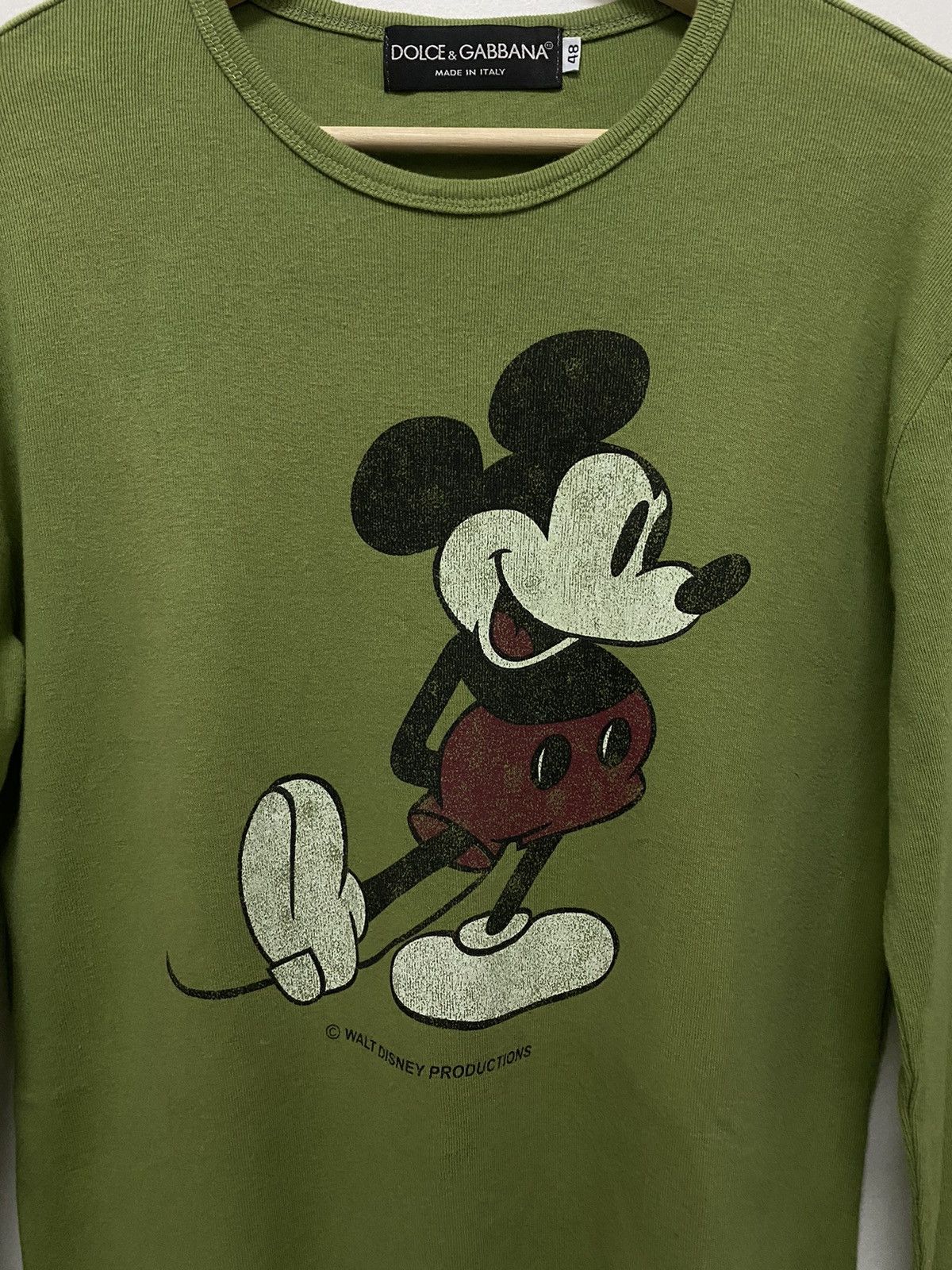 Dolce & Gabbana Dolce & Gabbana x mickey long sleeve tshirt Size XL / US 12-14 / IT 48-50 - 4 Thumbnail