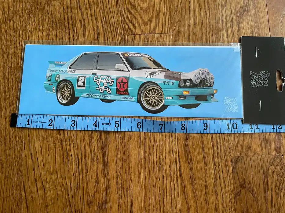 Travis Scott Travis Scott Blue Jackboys Vehicle Bumper Sticker BMW Size ONE SIZE - 4 Thumbnail