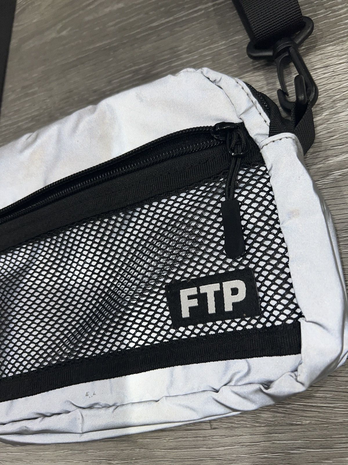 Fuck The Population FTP Reflective Side Bag | Grailed