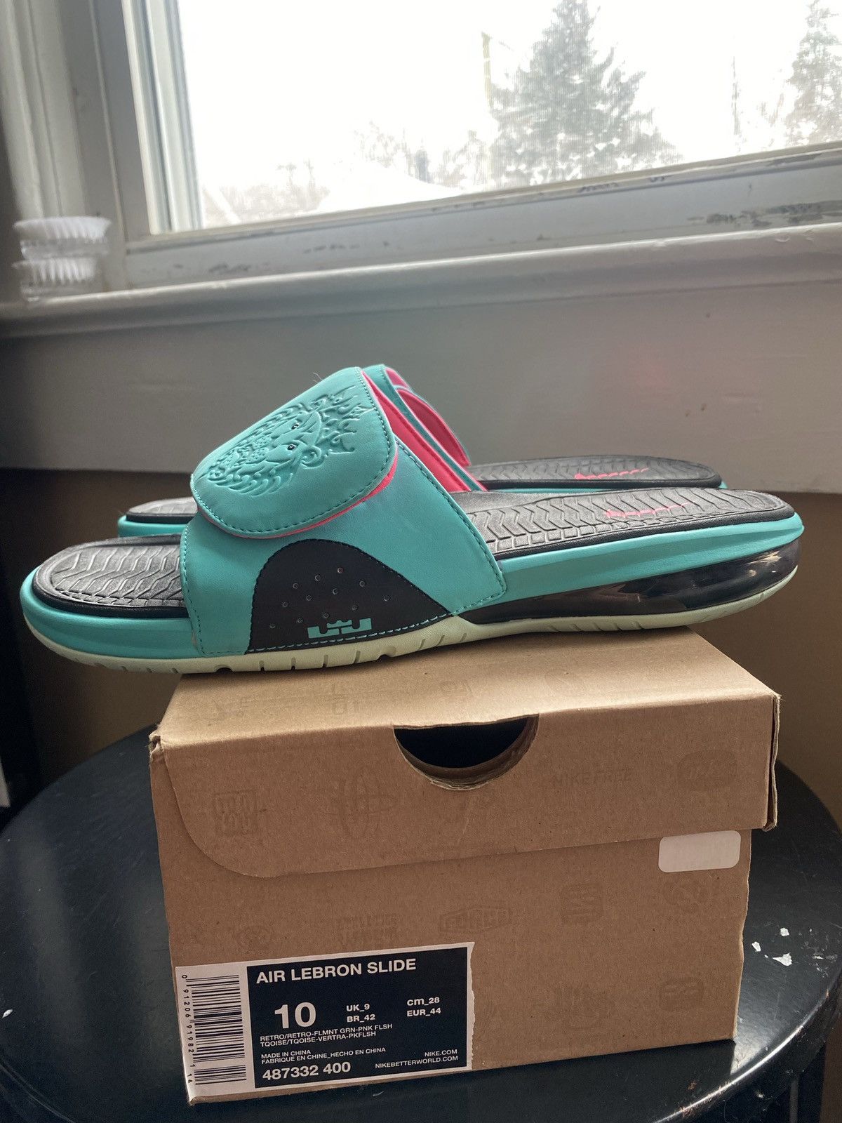 Nike Nike Air LeBron Slide Southbeach | Grailed