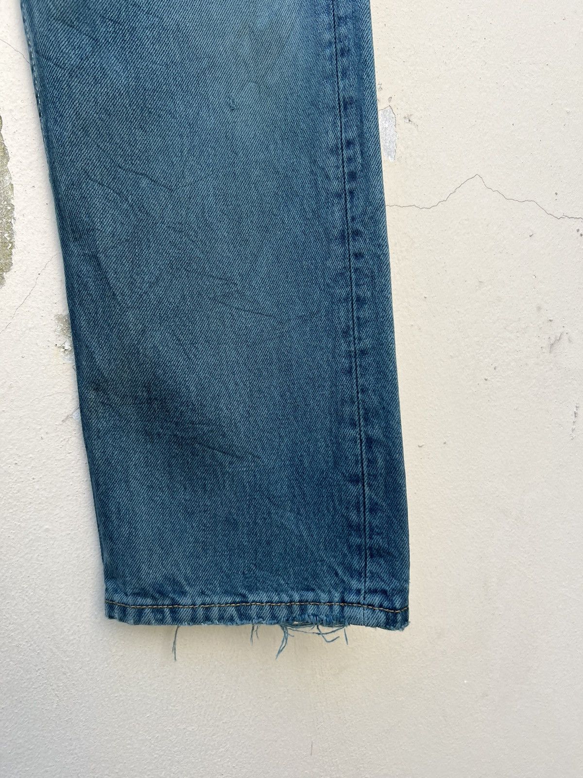 Levi's Vintage 90s Levi’s 501 Distress Sun Fade Denim Trashed Jeans Size US 30 / EU 46 - 14 Thumbnail