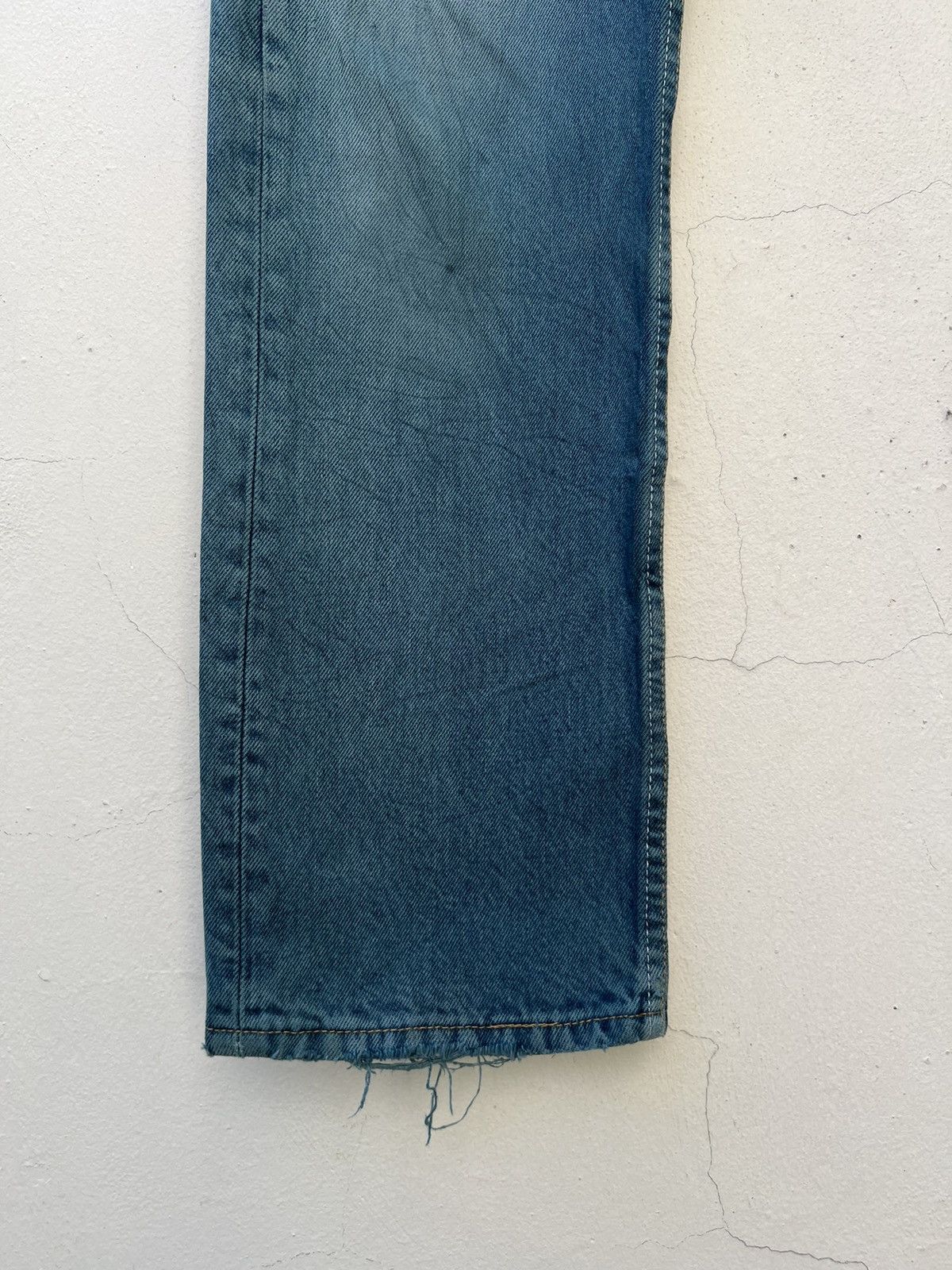 Levi's Vintage 90s Levi’s 501 Distress Sun Fade Denim Trashed Jeans Size US 30 / EU 46 - 10 Thumbnail
