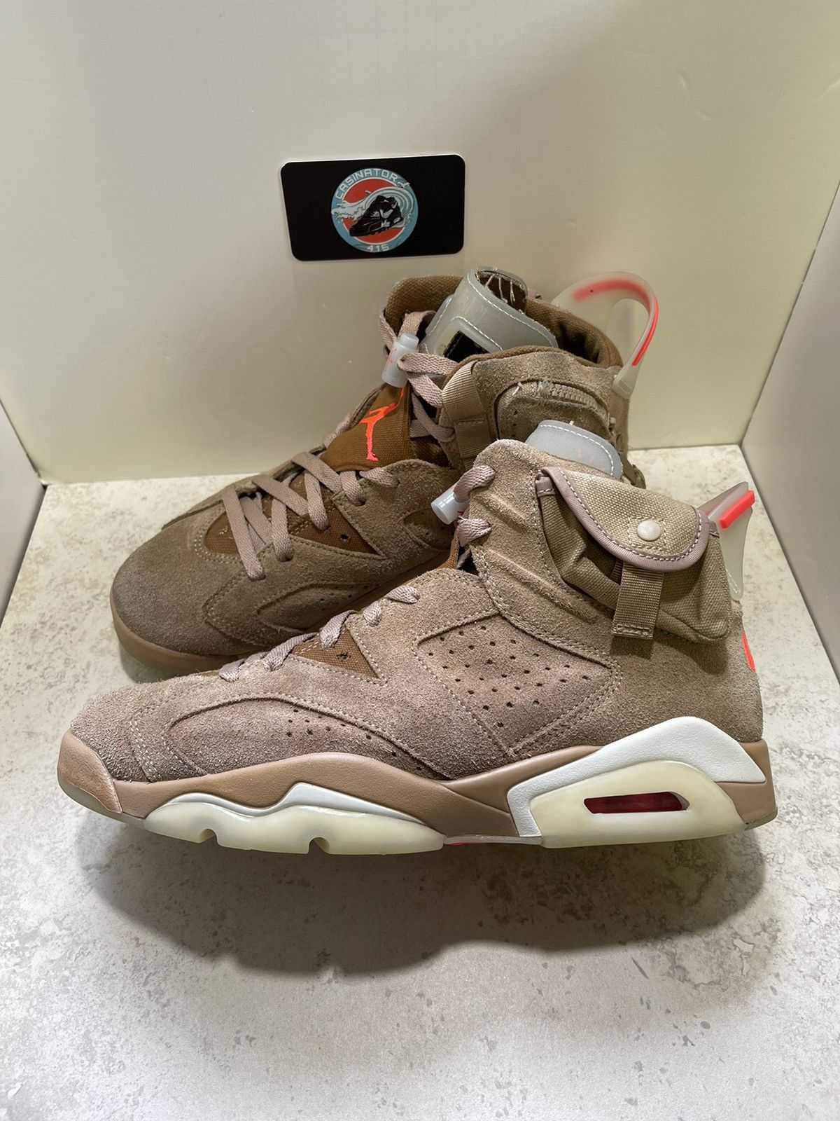 travis scott jordan 6 size 10