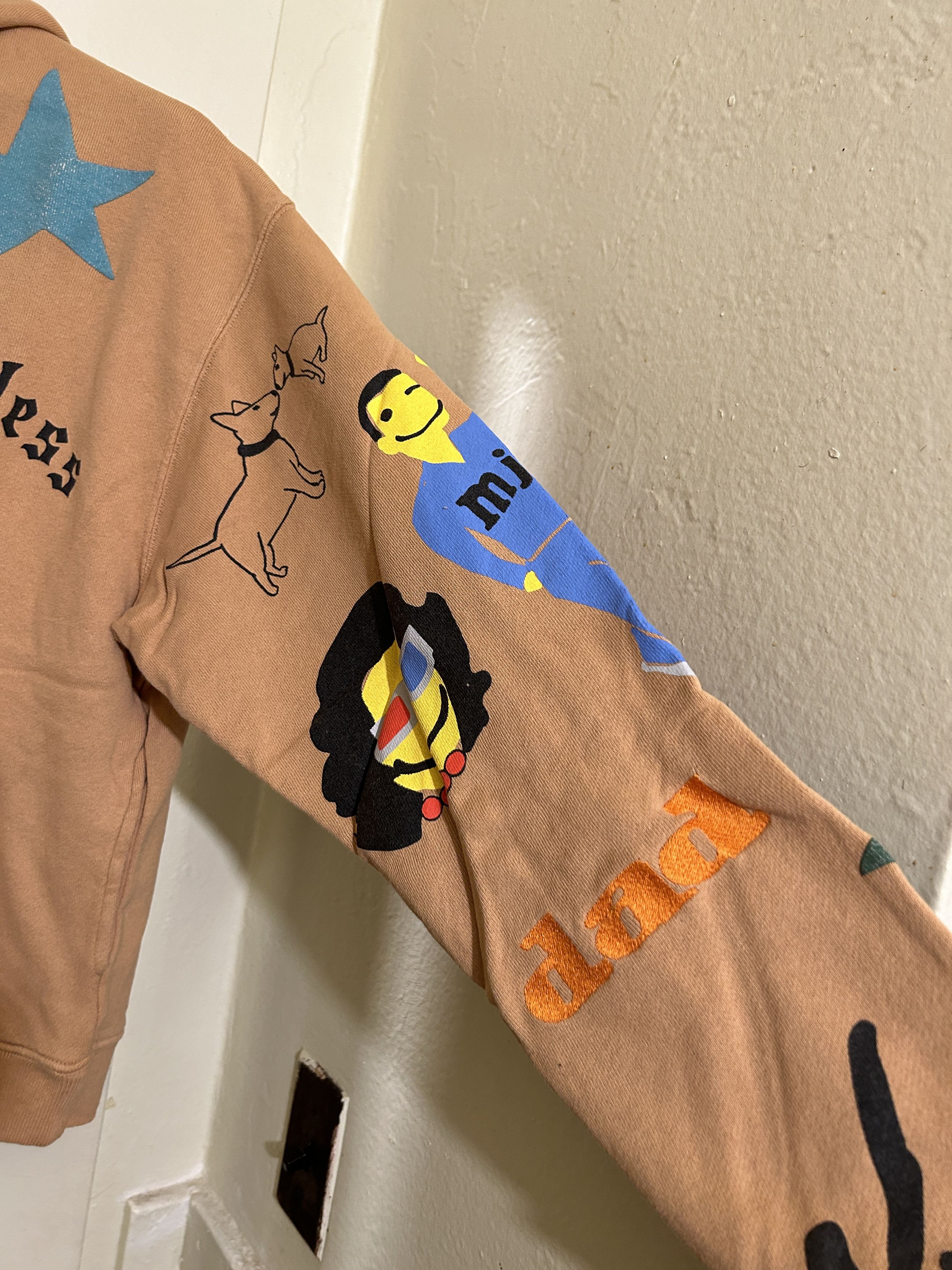 Cactus Plant Flea Market CPFM Tattoo Hooded Pullover Sweatshirt Sand Size US S / EU 44-46 / 1 - 5 Thumbnail