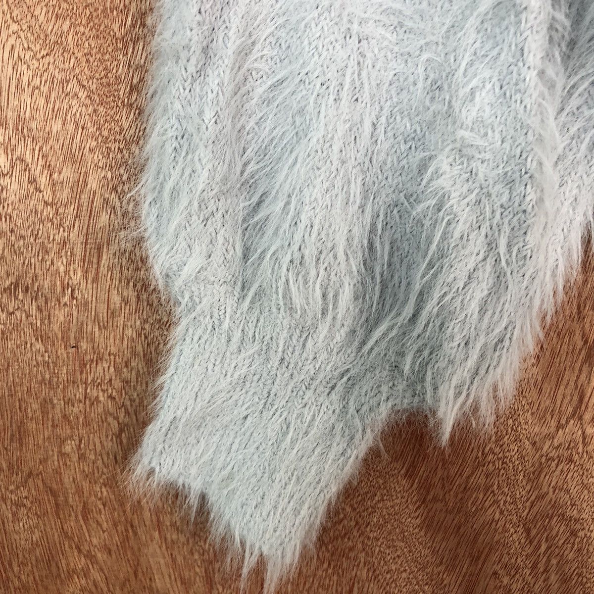 Homespun Knitwear × Japanese Brand Olive Des Olive Grey shag shaggy Mohair Knitwear #c389 Size M / US 6-8 / IT 42-44 - 6 Thumbnail