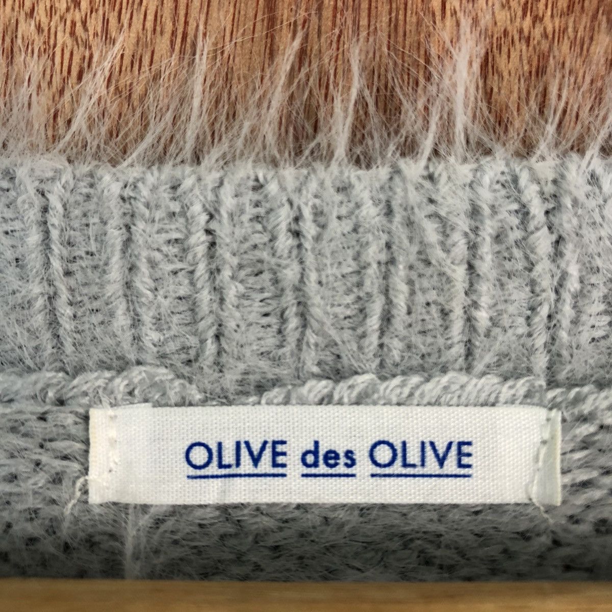 Homespun Knitwear × Japanese Brand Olive Des Olive Grey shag shaggy Mohair Knitwear #c389 Size M / US 6-8 / IT 42-44 - 9 Thumbnail