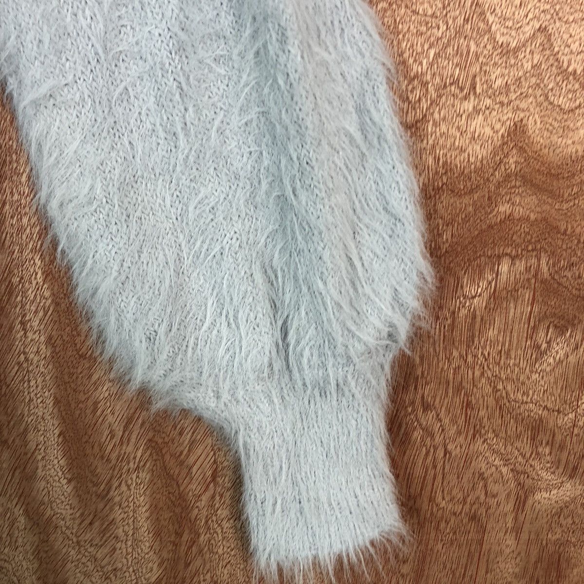 Homespun Knitwear × Japanese Brand Olive Des Olive Grey shag shaggy Mohair Knitwear #c389 Size M / US 6-8 / IT 42-44 - 4 Thumbnail