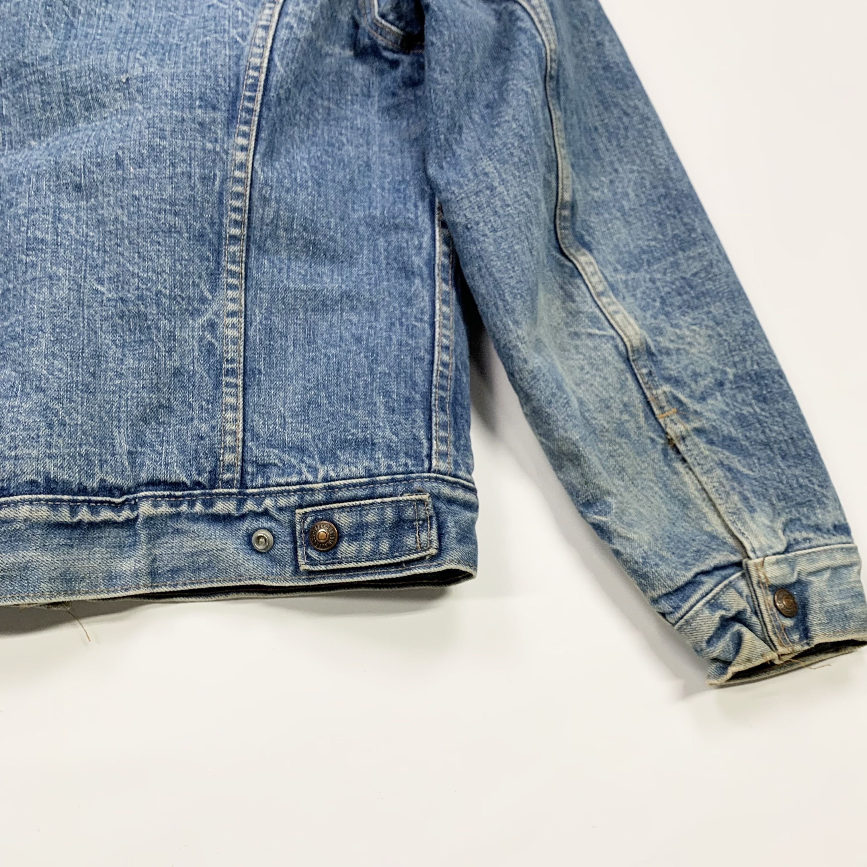 Levi's × Vintage 70s Fur / "Sherpa" Lined Denim Jean Jacket Size US M / EU 48-50 / 2 - 4 Thumbnail