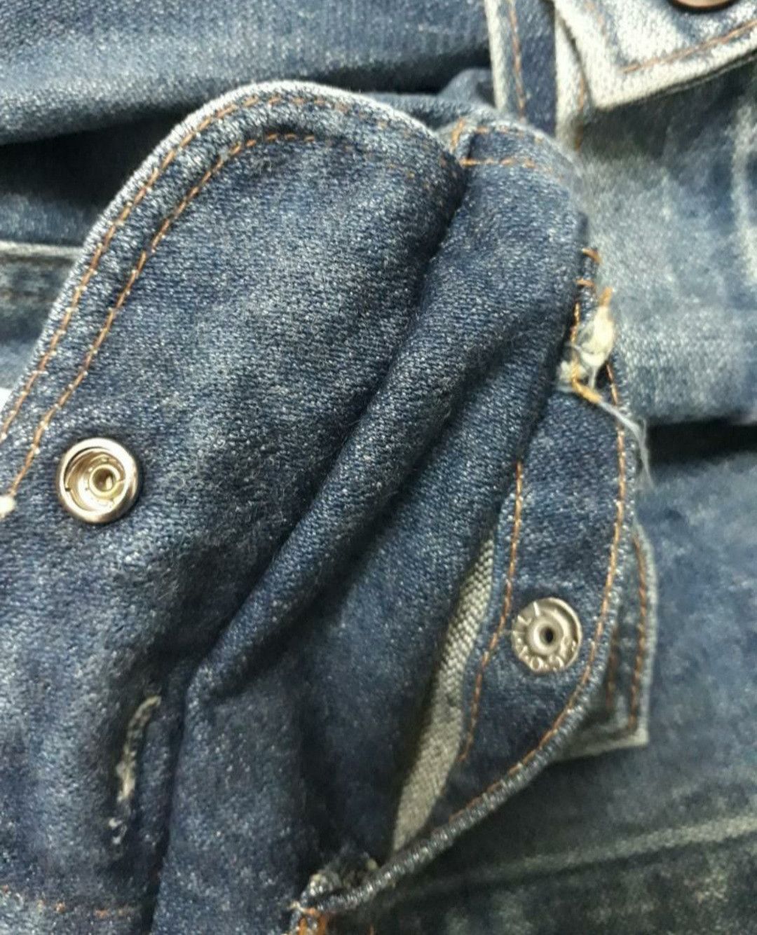 Japanese Brand 💥Vintage wrangler stonewash denim jacket Size US M / EU 48-50 / 2 - 4 Thumbnail