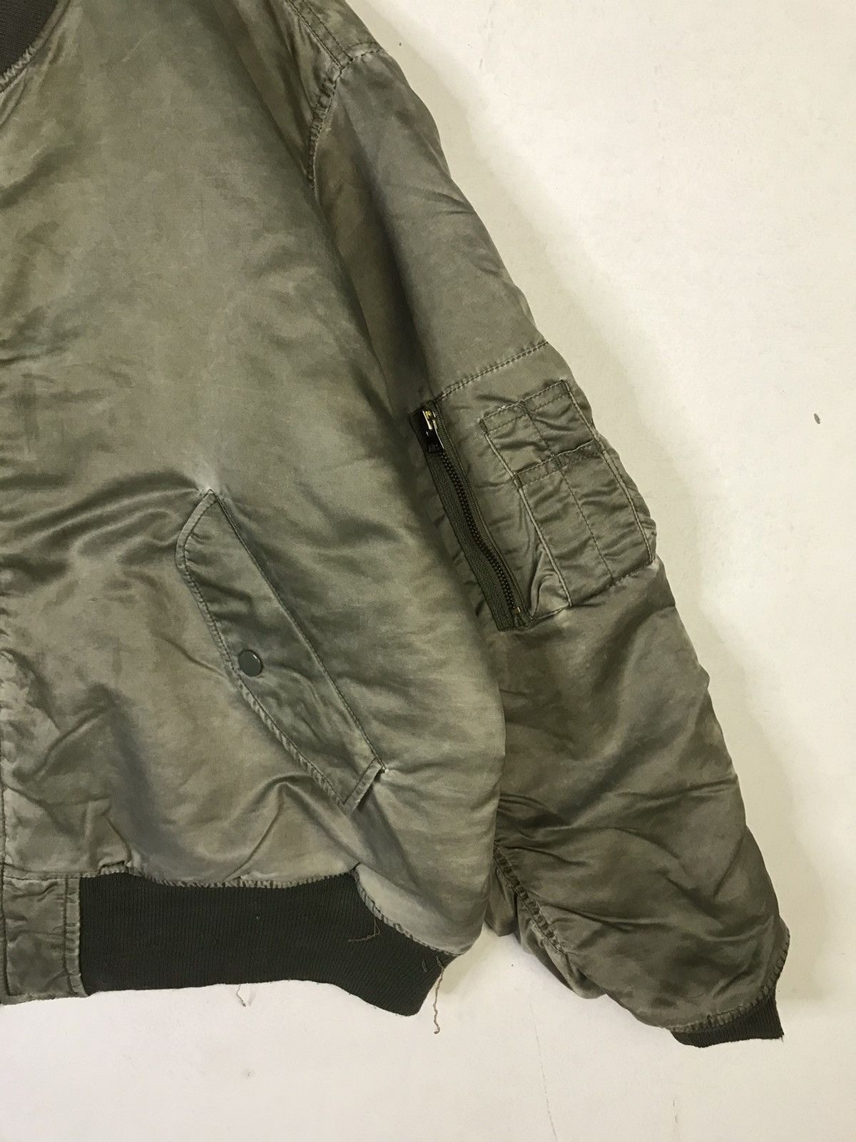 Other Rare💥90s USS Solomons Army Flight Bomber Jacket Size US L / EU 52-54 / 3 - 3 Thumbnail