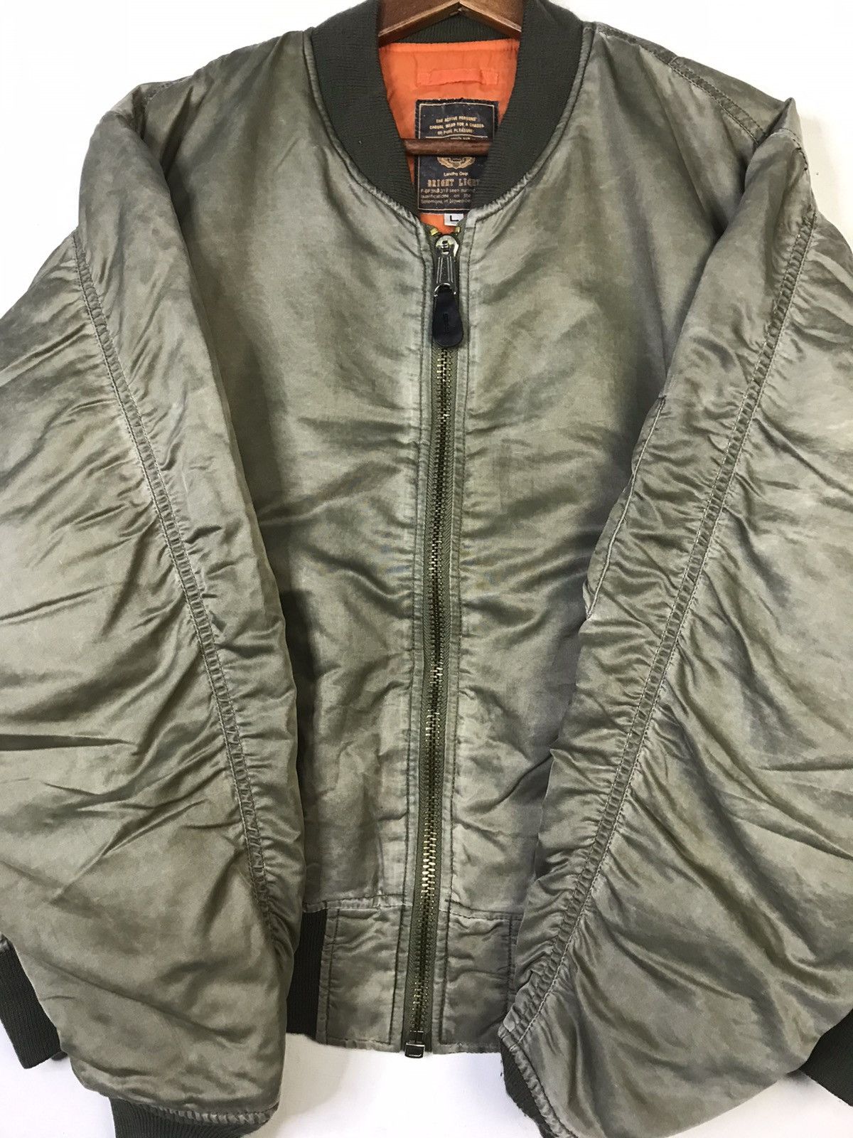 Other Rare💥90s USS Solomons Army Flight Bomber Jacket Size US L / EU 52-54 / 3 - 6 Thumbnail