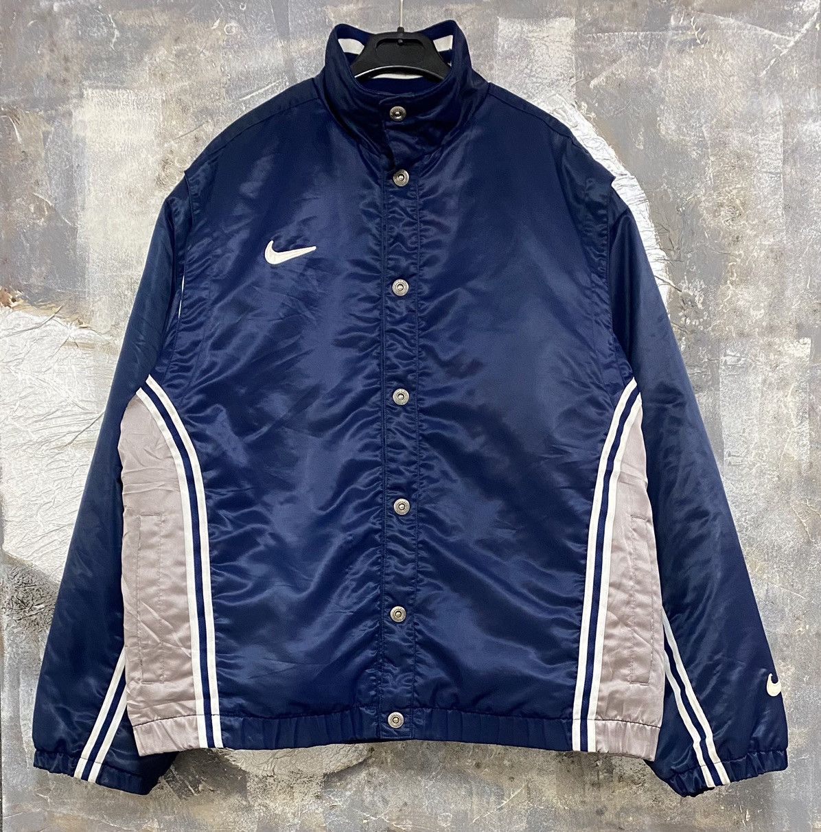 Vintage 90s Nike Baseball Team Sports Stadium Jacket XL