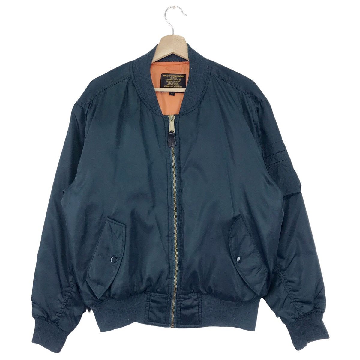 Military I.T Plain Flyer Bomber Jacket | Grailed