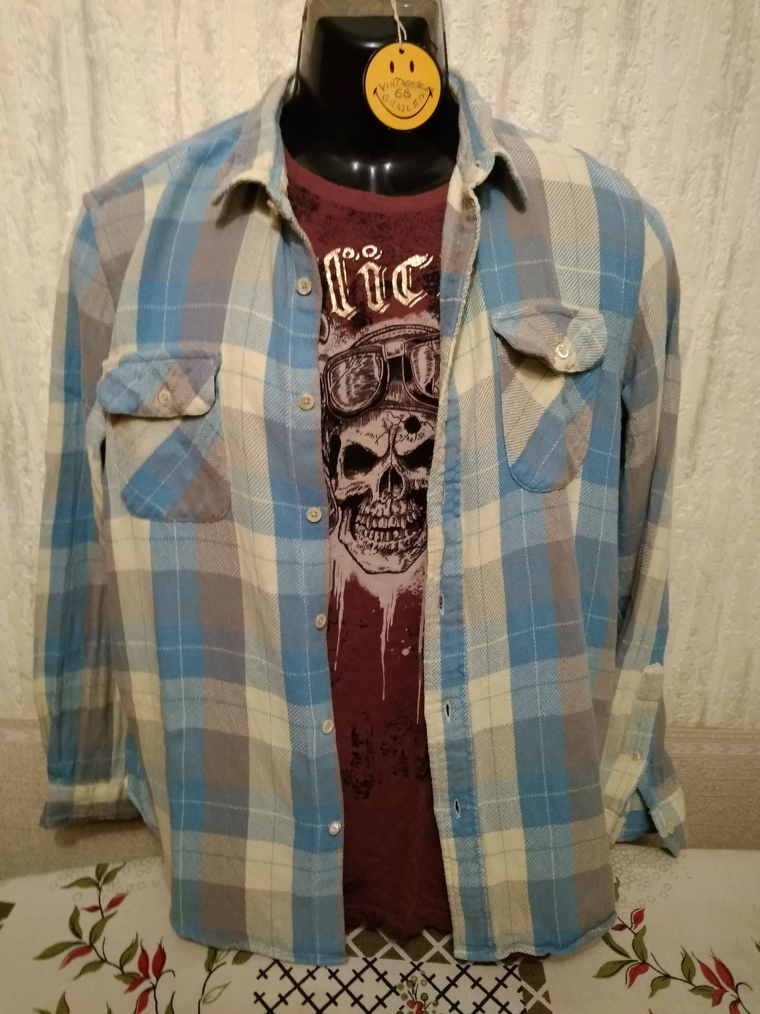 Levi's Vintage Clothing Levi's Shirt Flannel Big E Made in Italy Size US M / EU 48-50 / 2 - 1 Thumbnail