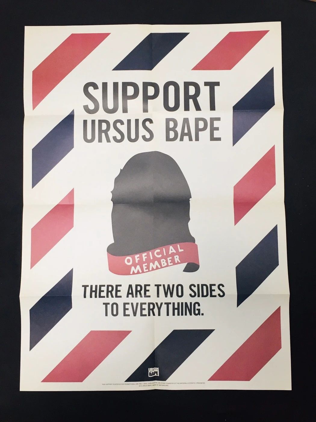 Bape BAPE Poster Ursus Bape 2010 Head Logo Tet Wtaps Paper Size ONE SIZE - 1 Thumbnail