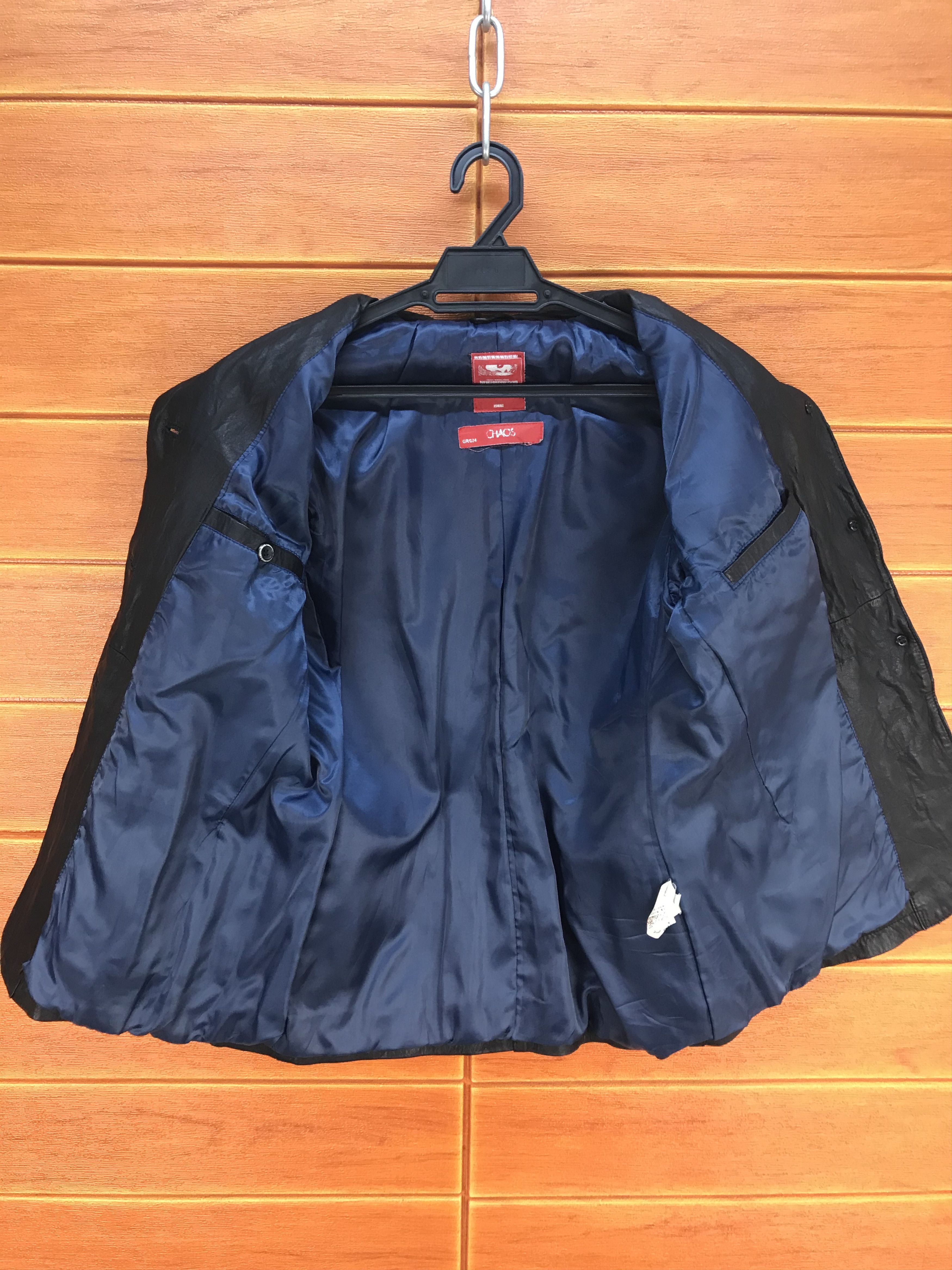 Vintage Vintage NEIGHBORHOOD Chaos Leather Jacket Size XS / US 0-2 / IT 36-38 - 11 Thumbnail