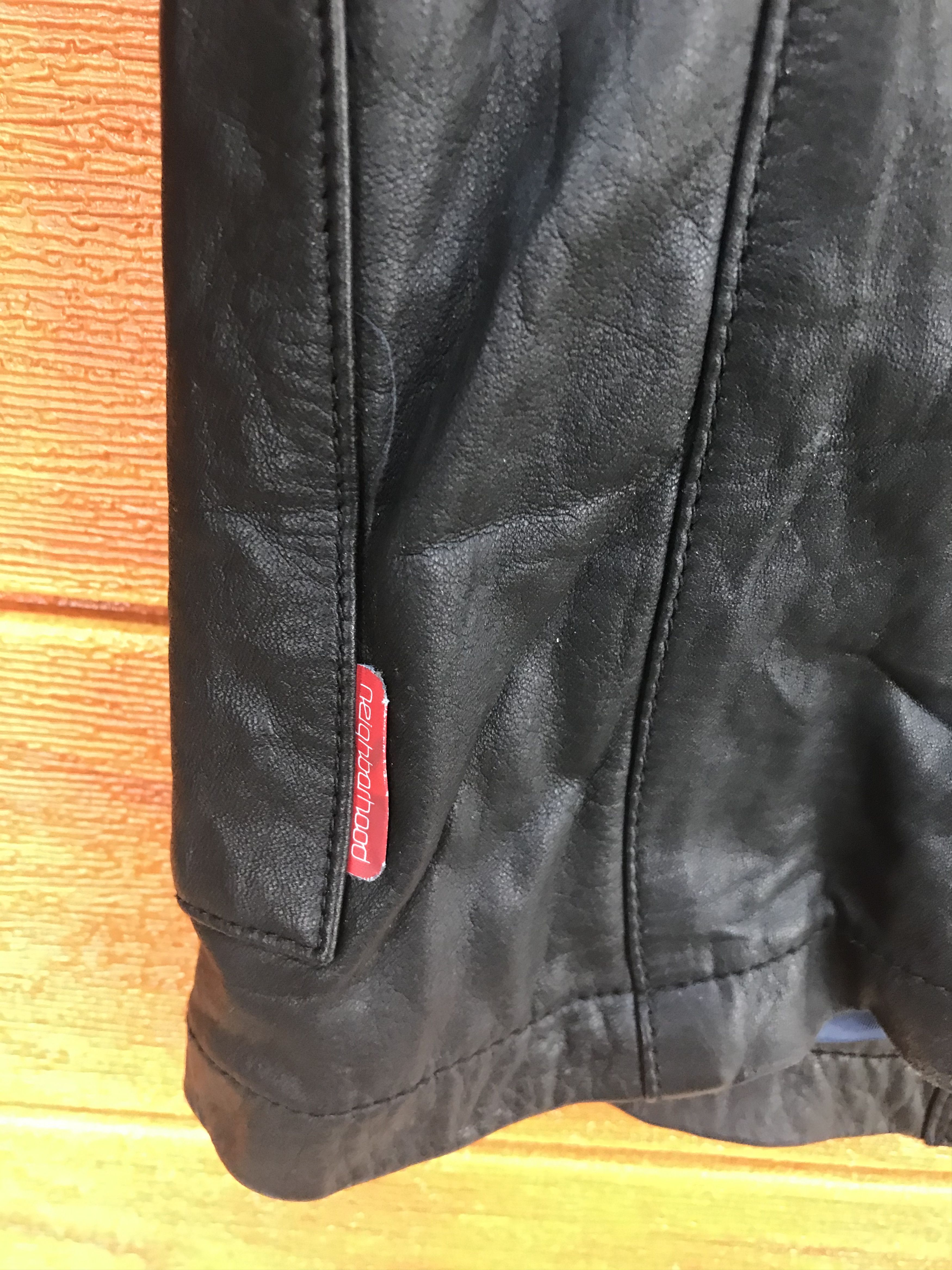 Vintage Vintage NEIGHBORHOOD Chaos Leather Jacket Size XS / US 0-2 / IT 36-38 - 9 Thumbnail