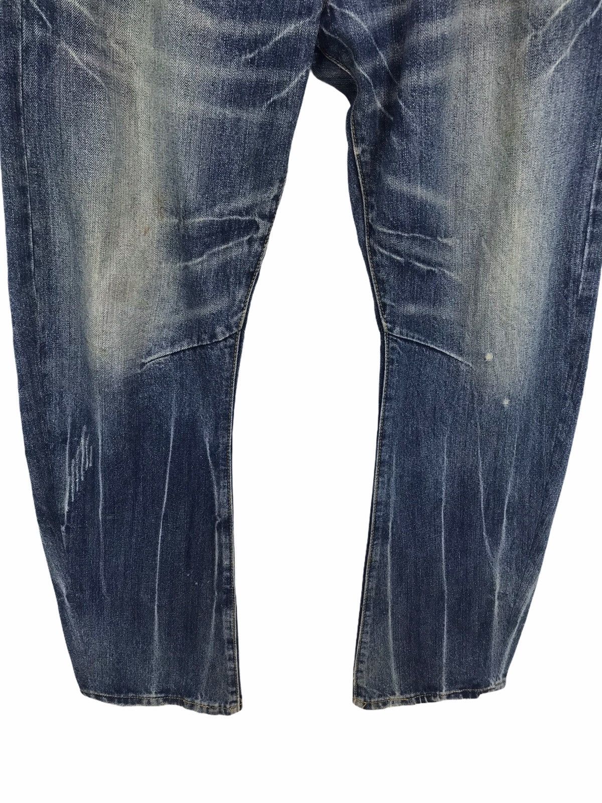 Prps Vintage PRPS Distress Faded Denim Jeans Size US 34 / EU 50 - 3 Thumbnail