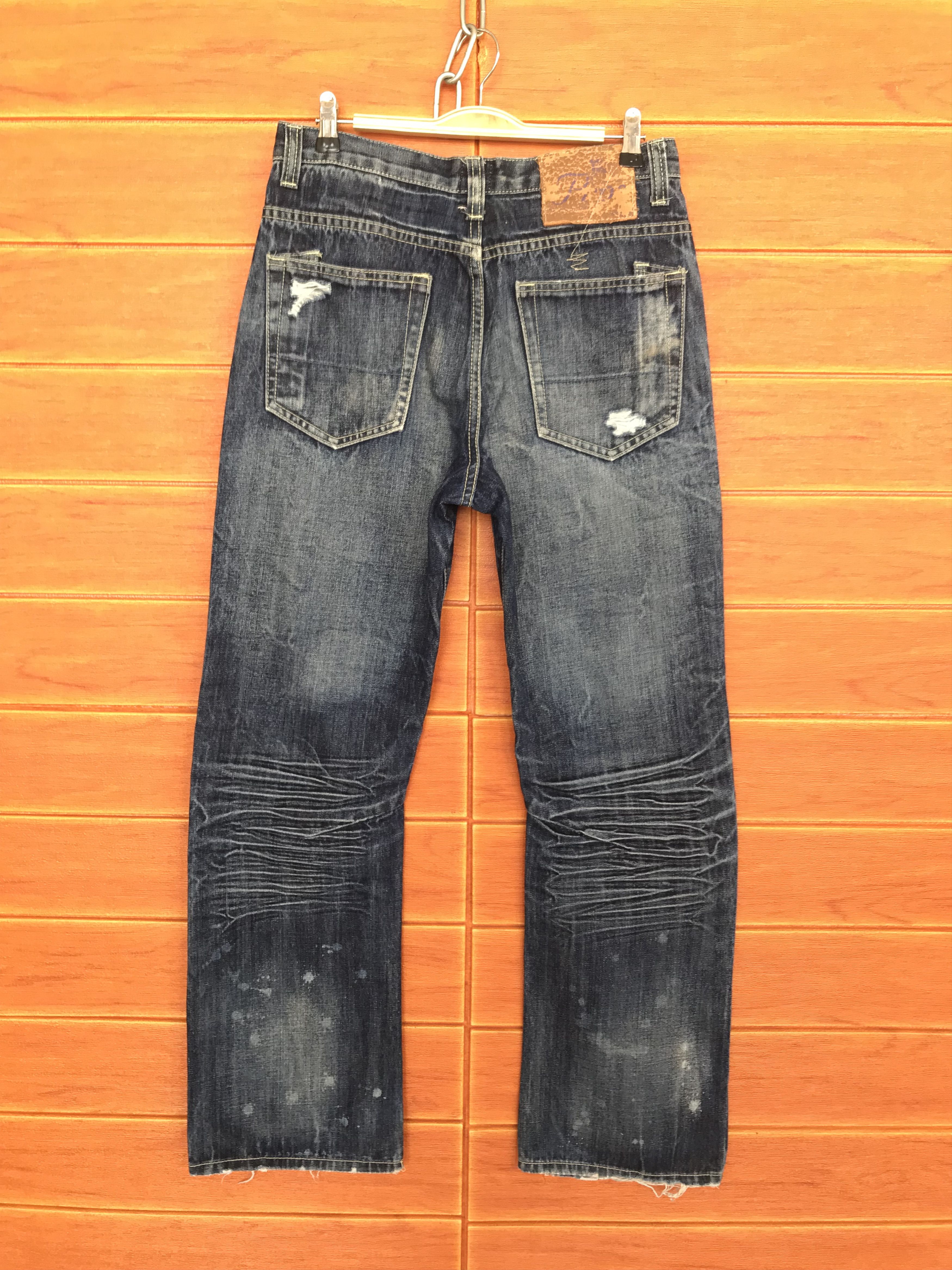 Kapital Vintage PRPS Denim Jeans Nice Design Distressed Size US 30 / EU 46 - 7 Thumbnail