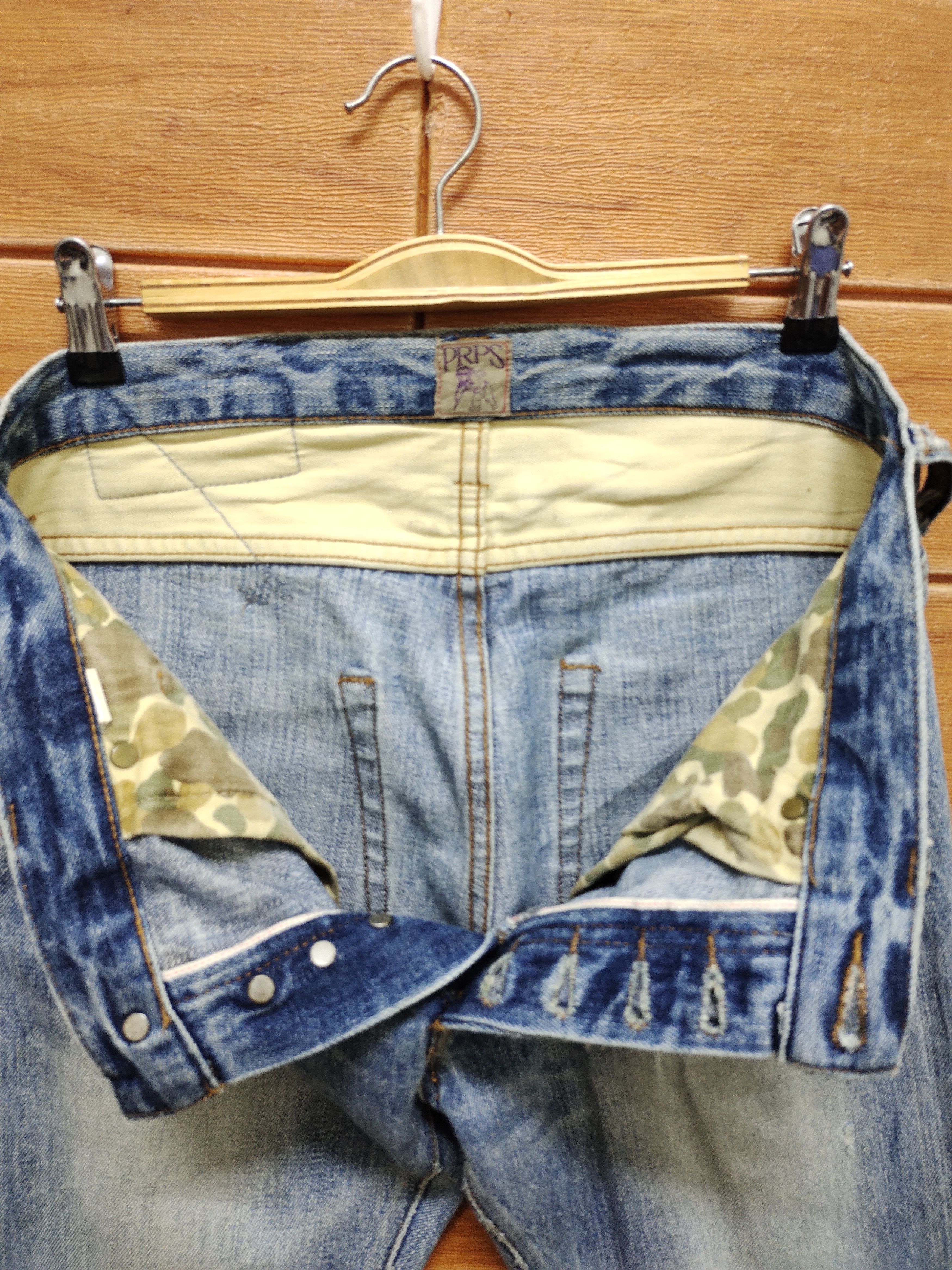 Prps Vintage PRPS Donwan Harrell Redline Selvedge Denim Jeans Size US 32 / EU 48 - 17 Thumbnail