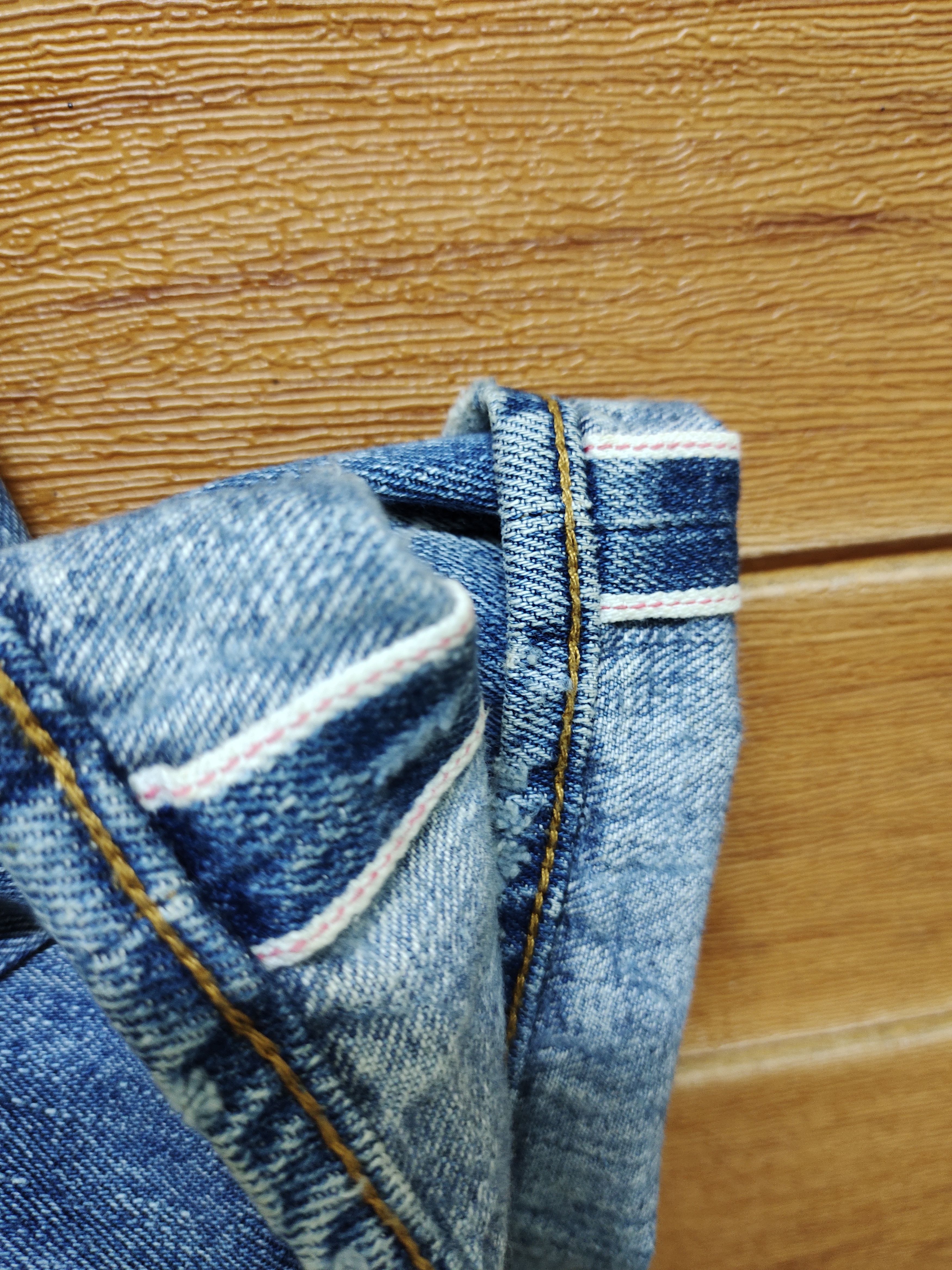 Prps Vintage PRPS Donwan Harrell Redline Selvedge Denim Jeans Size US 32 / EU 48 - 15 Thumbnail