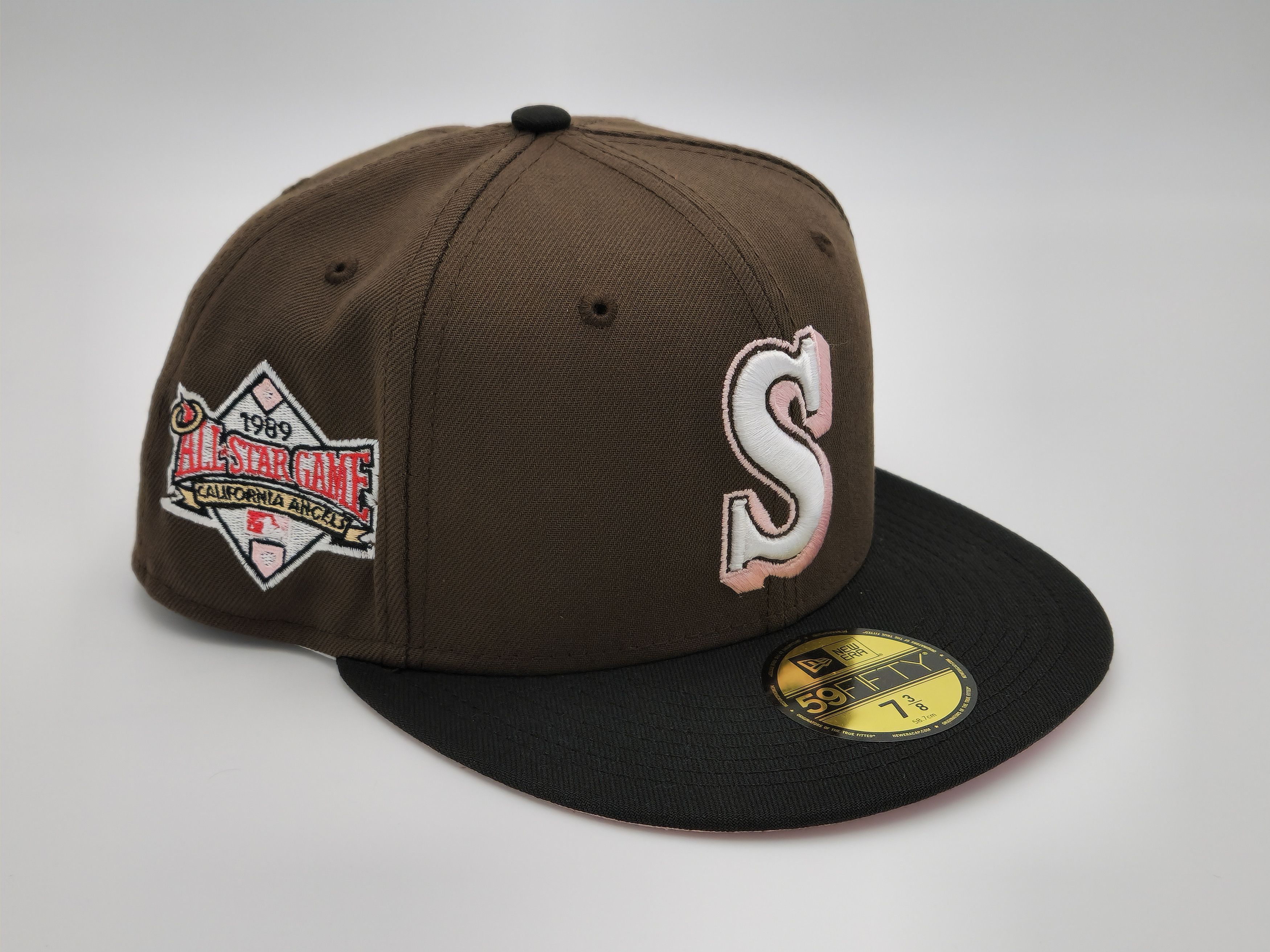 NEW ERA EXCLUSIVE 9FIFTY PINK/MOCHA SEATTLE MARINERS TWO TONE