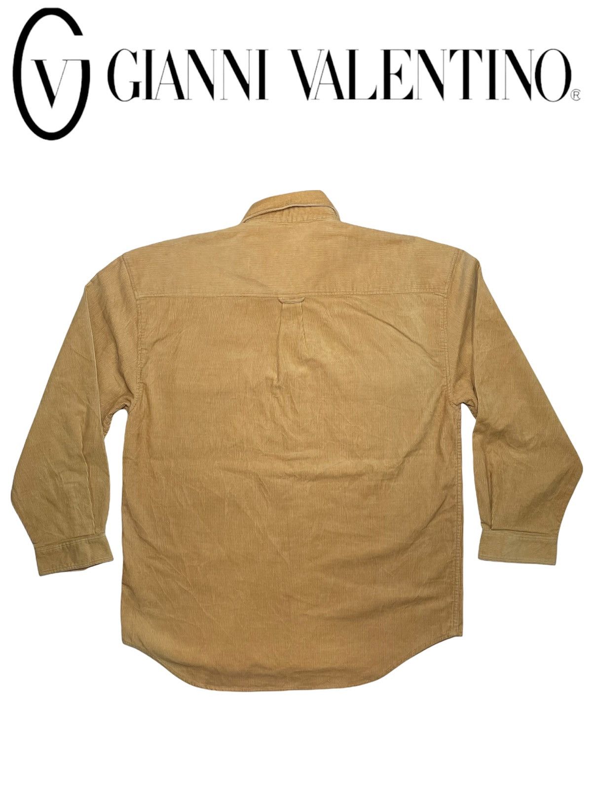 Gianni Valentino × Valentino × Vintage Vintage 90s Gianni Valentino Corduroy sand khaki brown retr Size US L / EU 52-54 / 3 - 3 Thumbnail