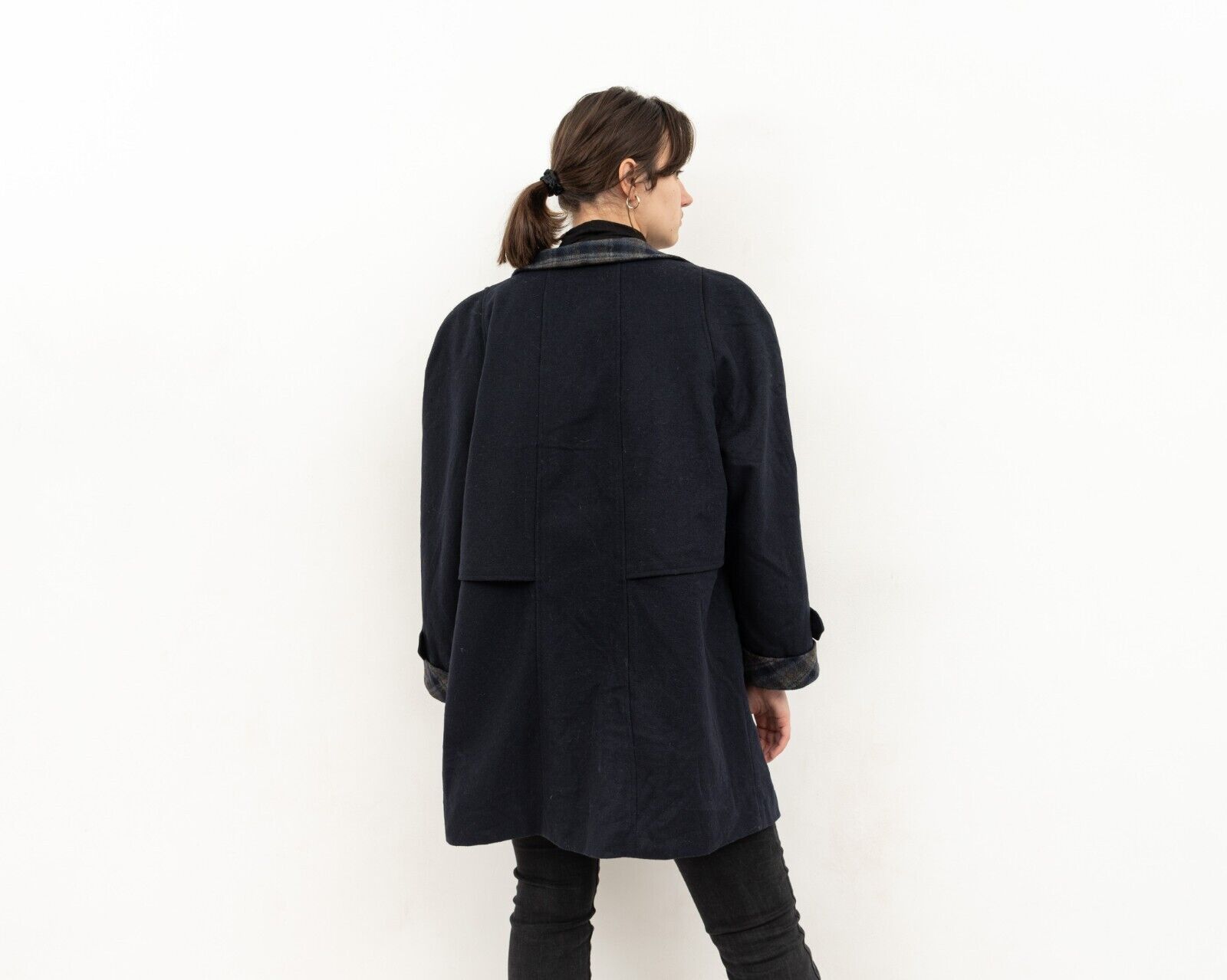 C&A × Vintage Alpacca Loden UK 18 Wool US 14 Overcoat EU 46 Jacket Winter Size L / US 10 / IT 46 - 3 Thumbnail