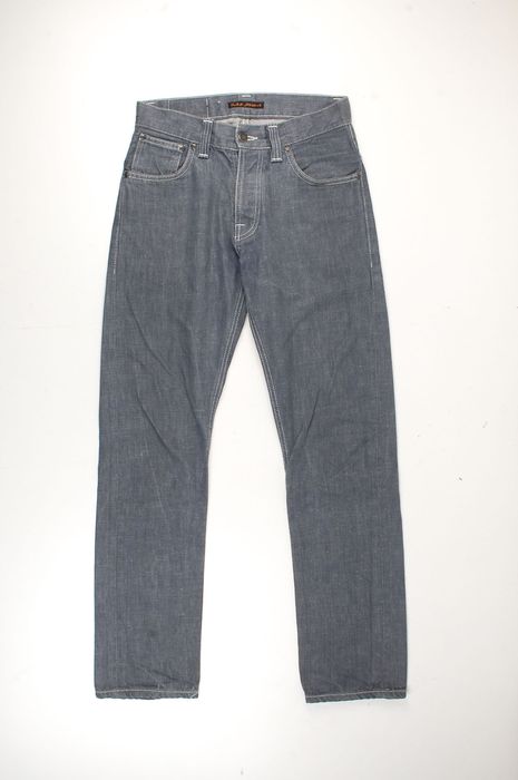 Nudie Jeans 37384 Nudie Jeans Even Steven Dry Grey Denim Jeans sz