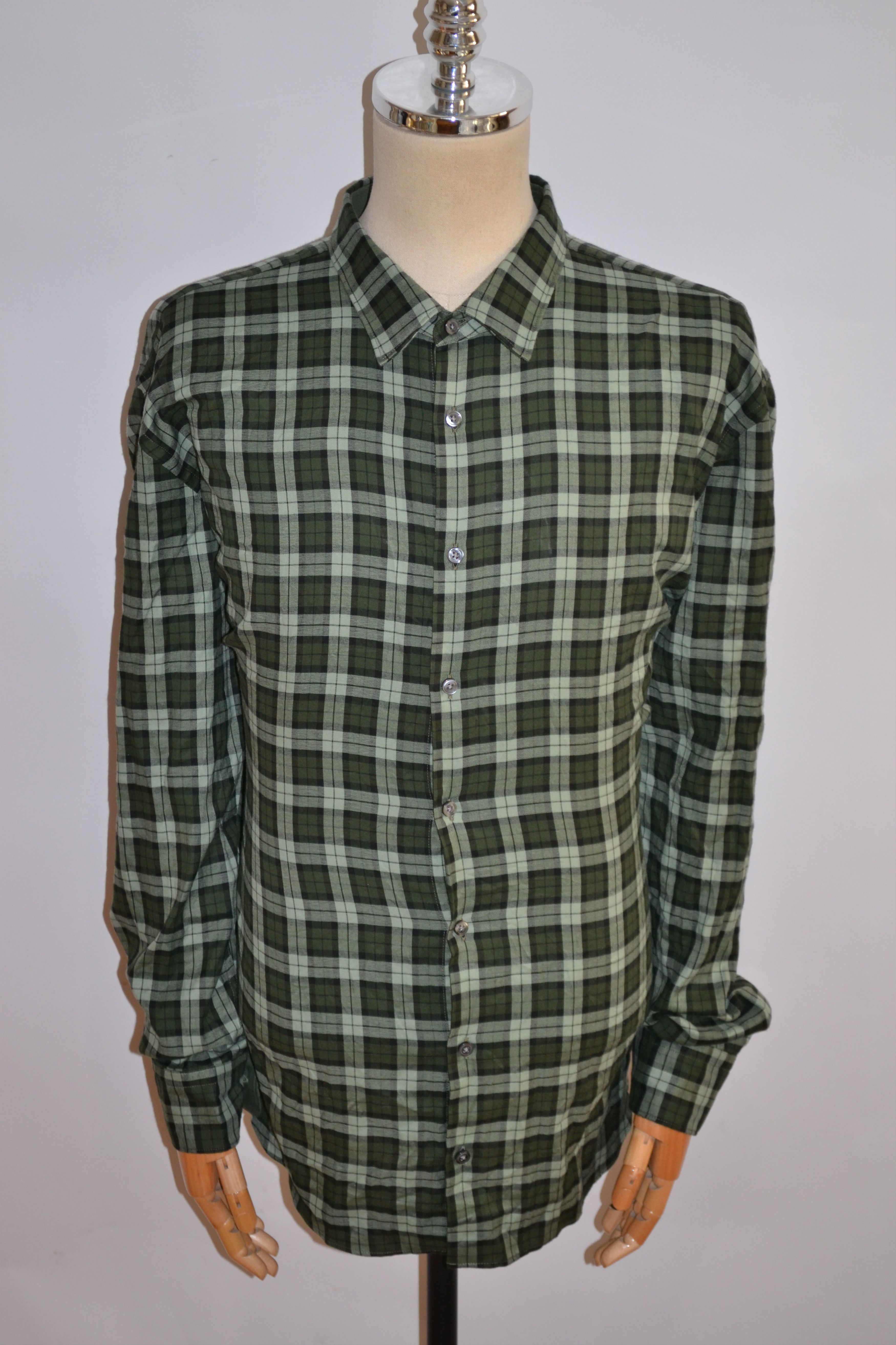 Designer HUGO BOSS Vintage Long Sleeve Check Shirt Size US XXL / EU 58 / 5 - 3 Thumbnail