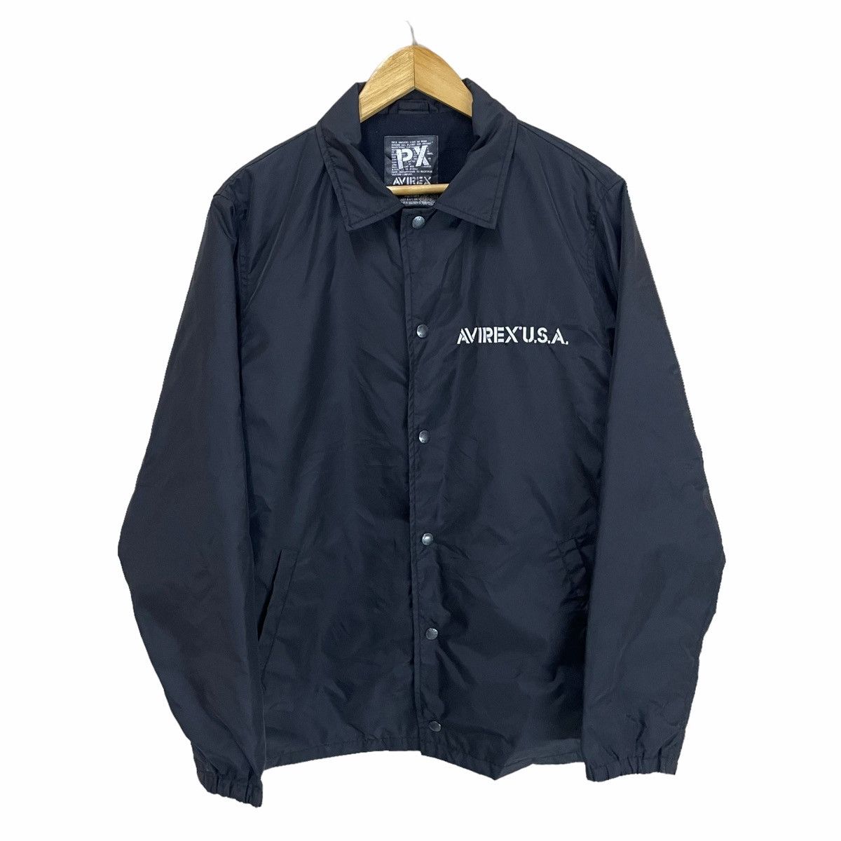 Avirex 💥 AVIREX AVIATORS MILITARY BUTTON COACH JACKET Size US L / EU 52-54 / 3 - 2 Thumbnail