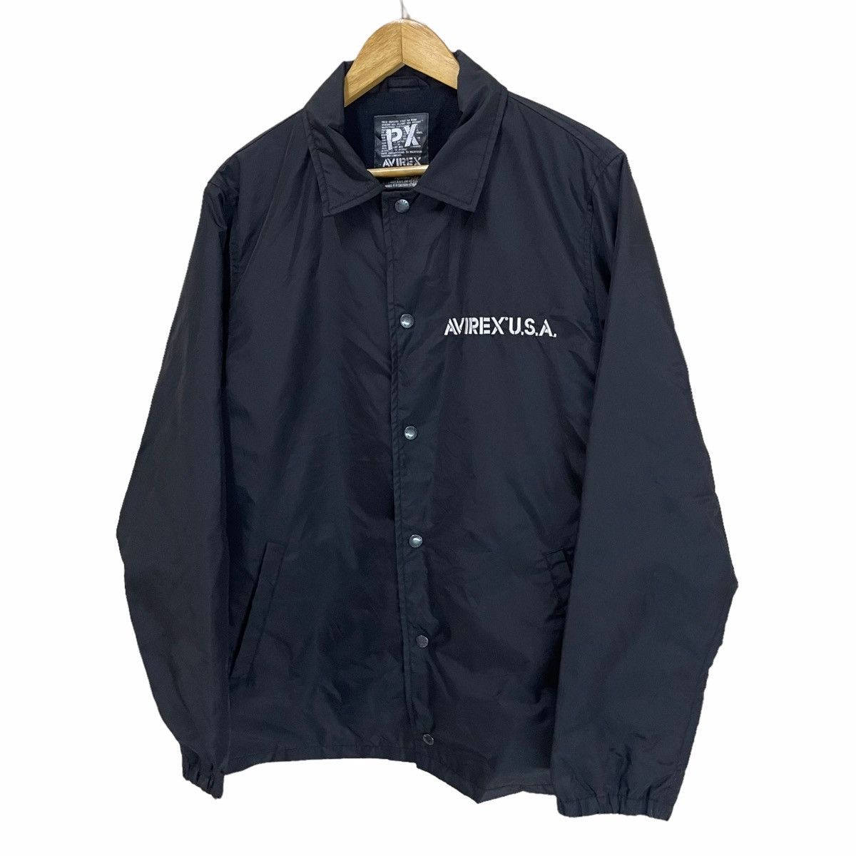 Avirex 💥 AVIREX AVIATORS MILITARY BUTTON COACH JACKET Size US L / EU 52-54 / 3 - 4 Thumbnail