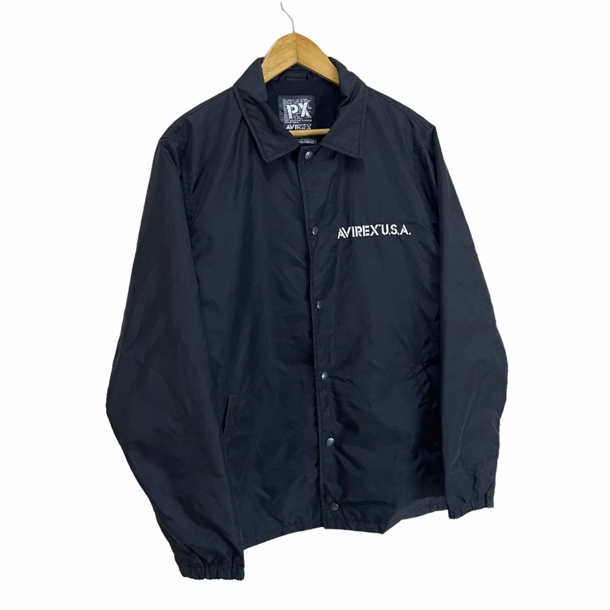 Avirex 💥 AVIREX AVIATORS MILITARY BUTTON COACH JACKET Size US L / EU 52-54 / 3 - 3 Thumbnail