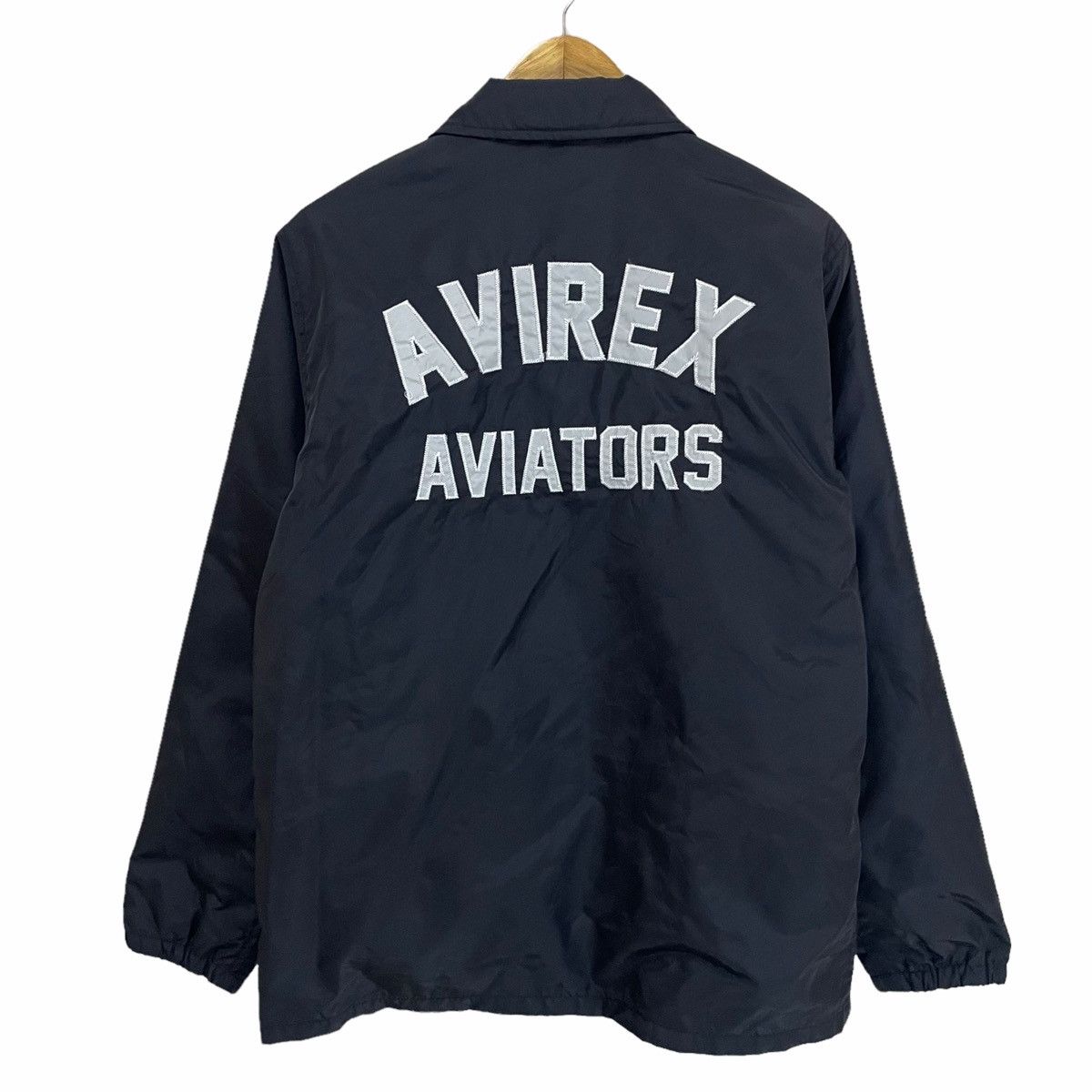Avirex 💥 AVIREX AVIATORS MILITARY BUTTON COACH JACKET Size US L / EU 52-54 / 3 - 1 Thumbnail