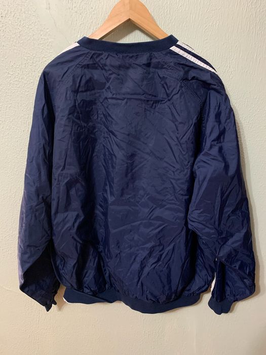 Adidas Vintage Adidas V Neck 3 Stripes Windbreaker | Grailed