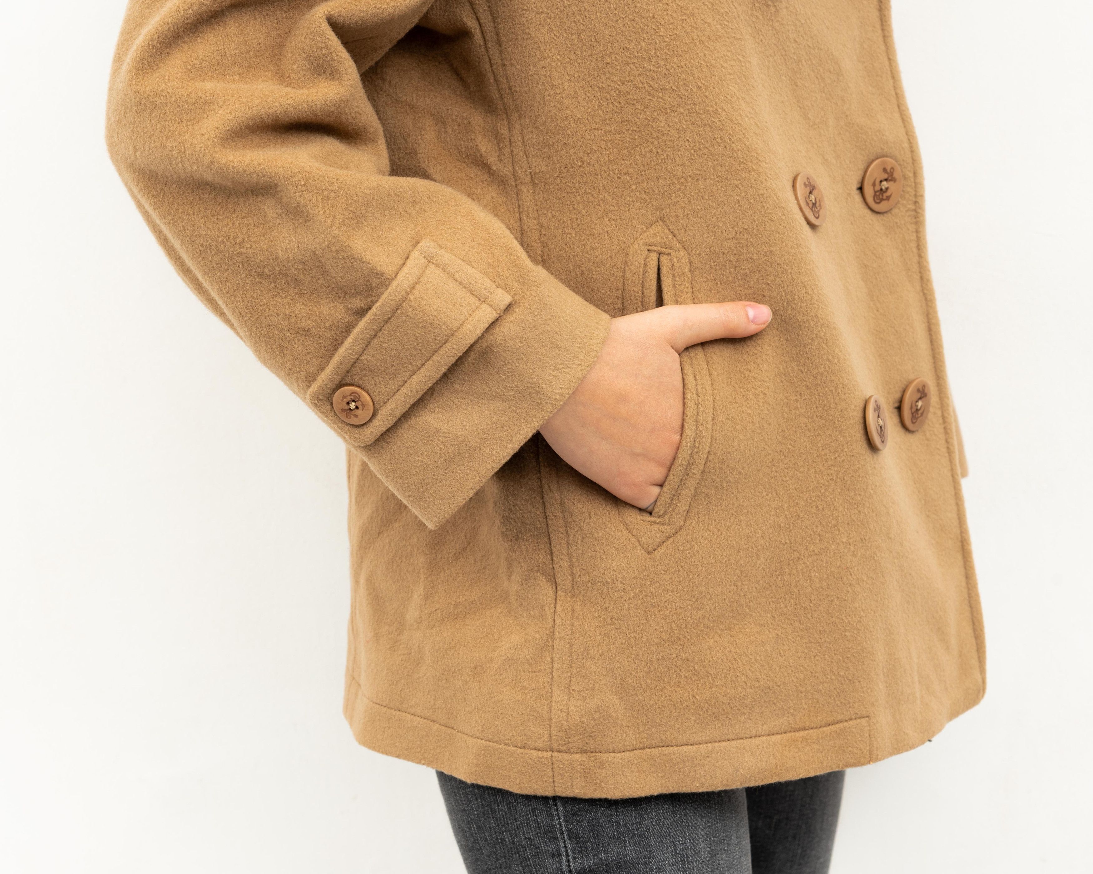 L.L. Bean × Vintage Vintage Bellandi Wool Jacket Naval Anchor buttons Coat Size S / US 4 / IT 40 - 6 Thumbnail