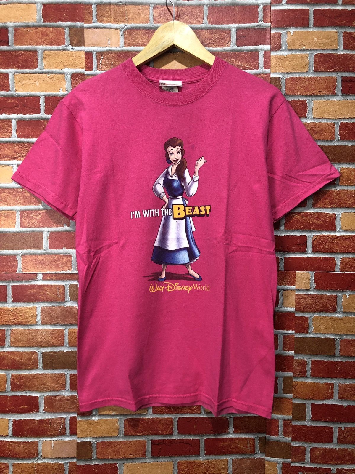 Disney Vintage Belle Princess I’m With The Beast Disney T-Shirt Size US S / EU 44-46 / 1 - 1 Thumbnail