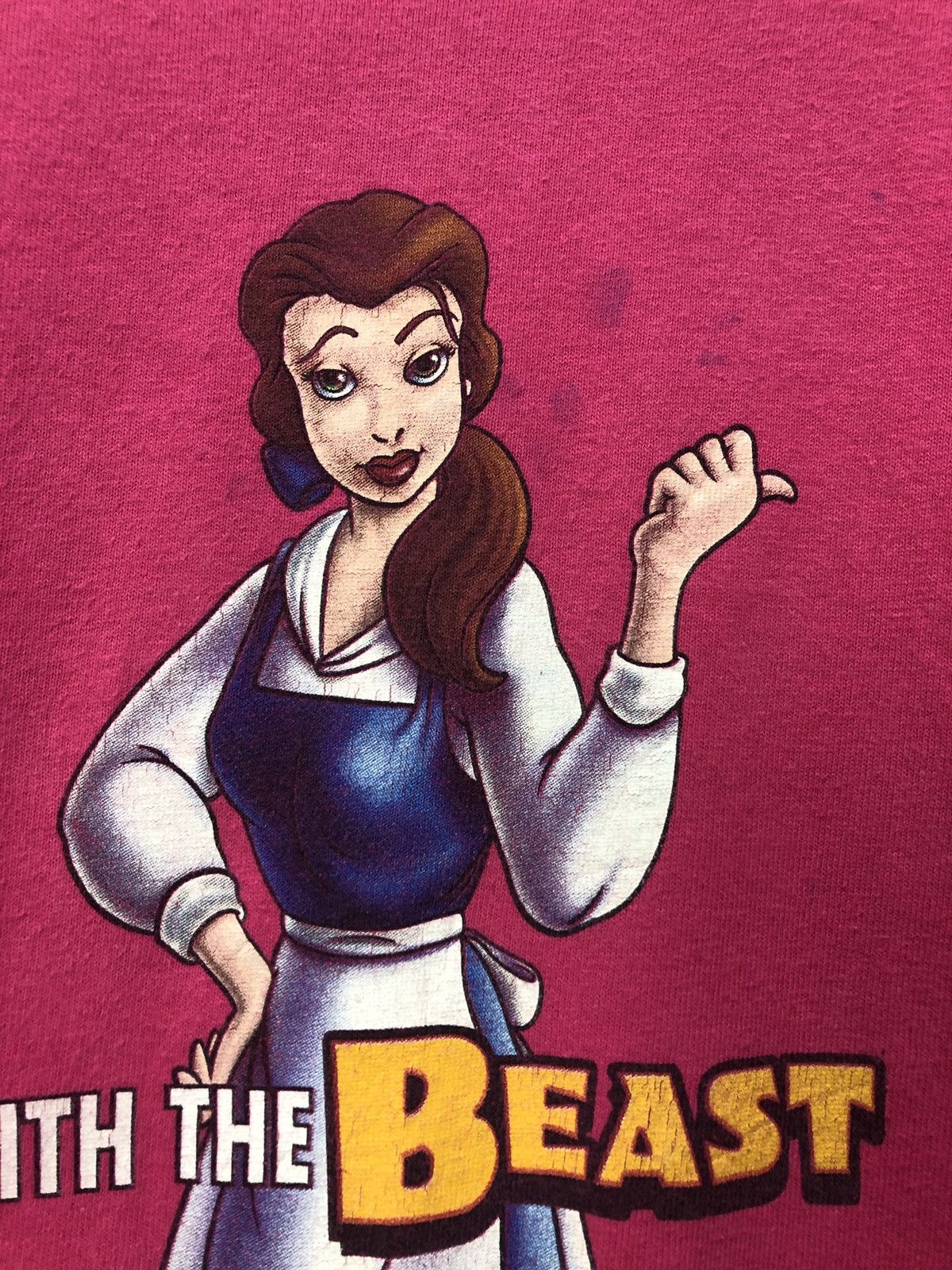 Disney Vintage Belle Princess I’m With The Beast Disney T-Shirt Size US S / EU 44-46 / 1 - 2 Thumbnail