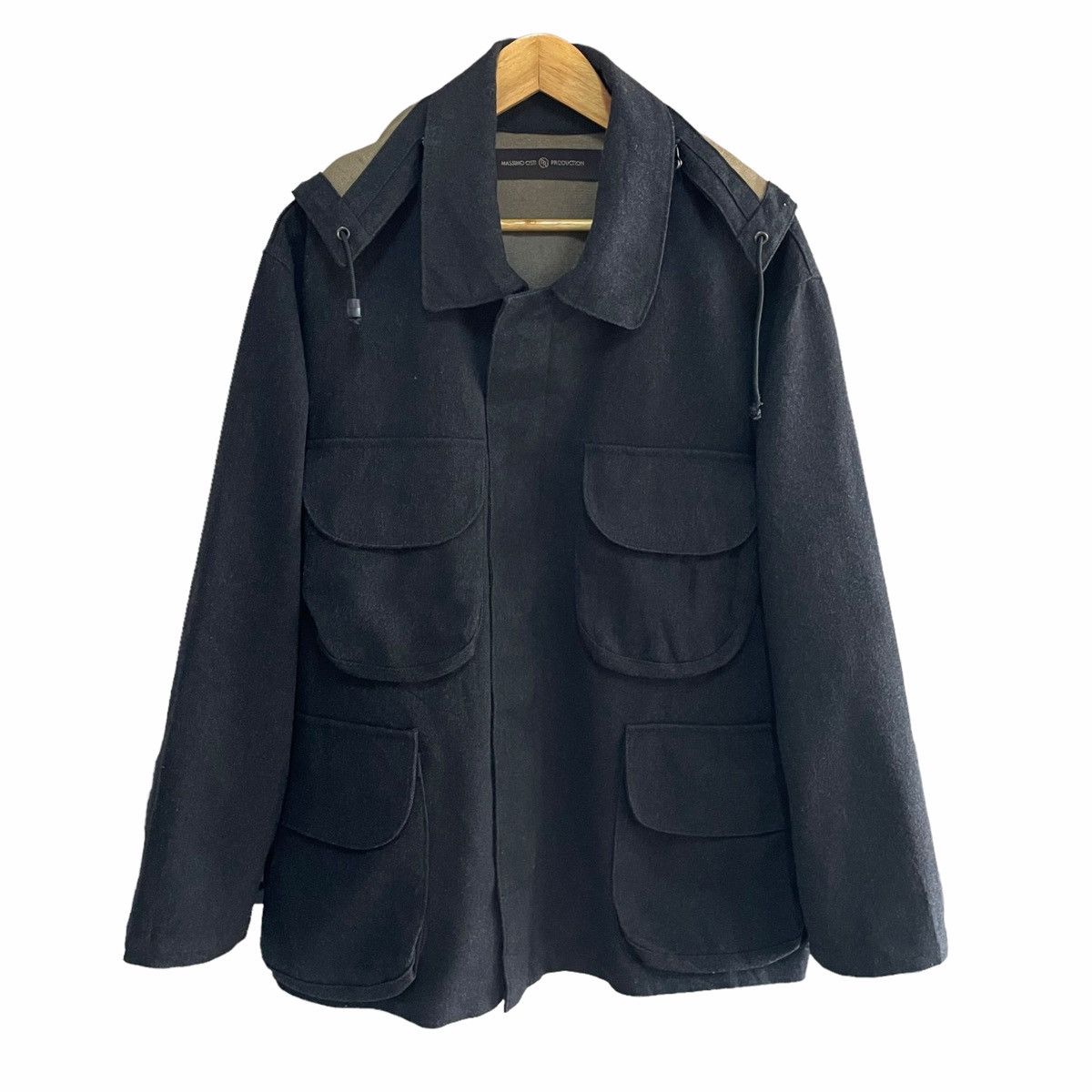 C.P. Company × Massimo Osti × Stone Island 🔥SS05 MASSIMO OSTI PRODUCTION TECHNO WOOL JACKET Size US L / EU 52-54 / 3 - 1 Thumbnail