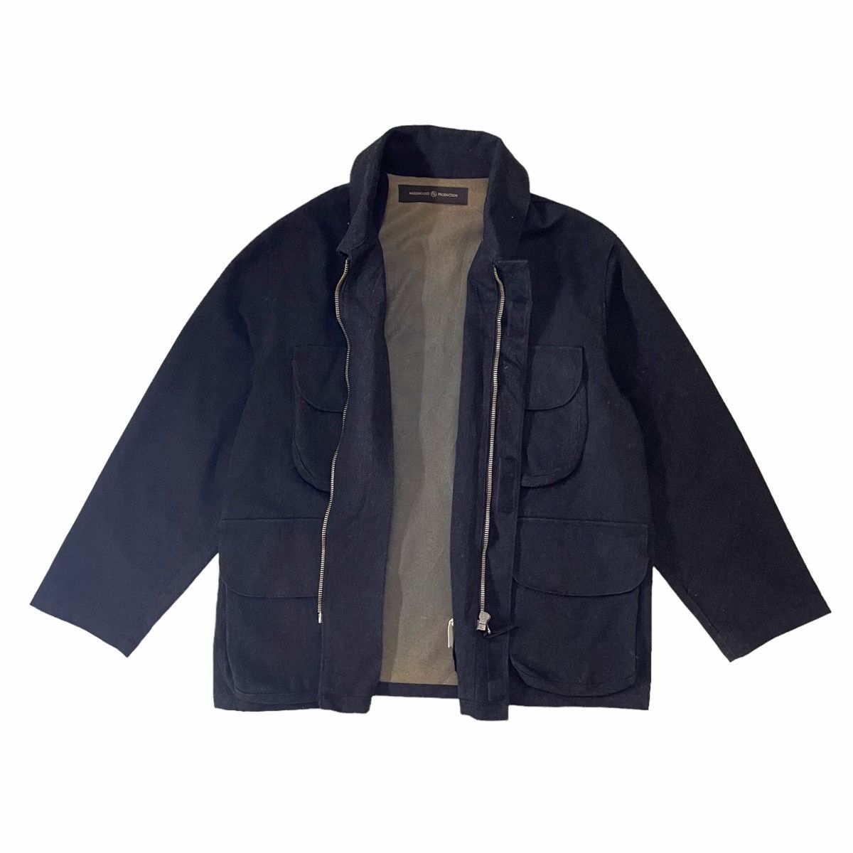 C.P. Company × Massimo Osti × Stone Island 🔥SS05 MASSIMO OSTI PRODUCTION TECHNO WOOL JACKET Size US L / EU 52-54 / 3 - 6 Thumbnail