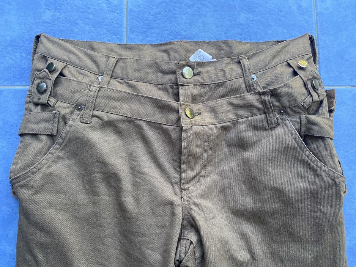 Japanese Brand Double Waist PPFM Pants Size US 31 - 7 Thumbnail