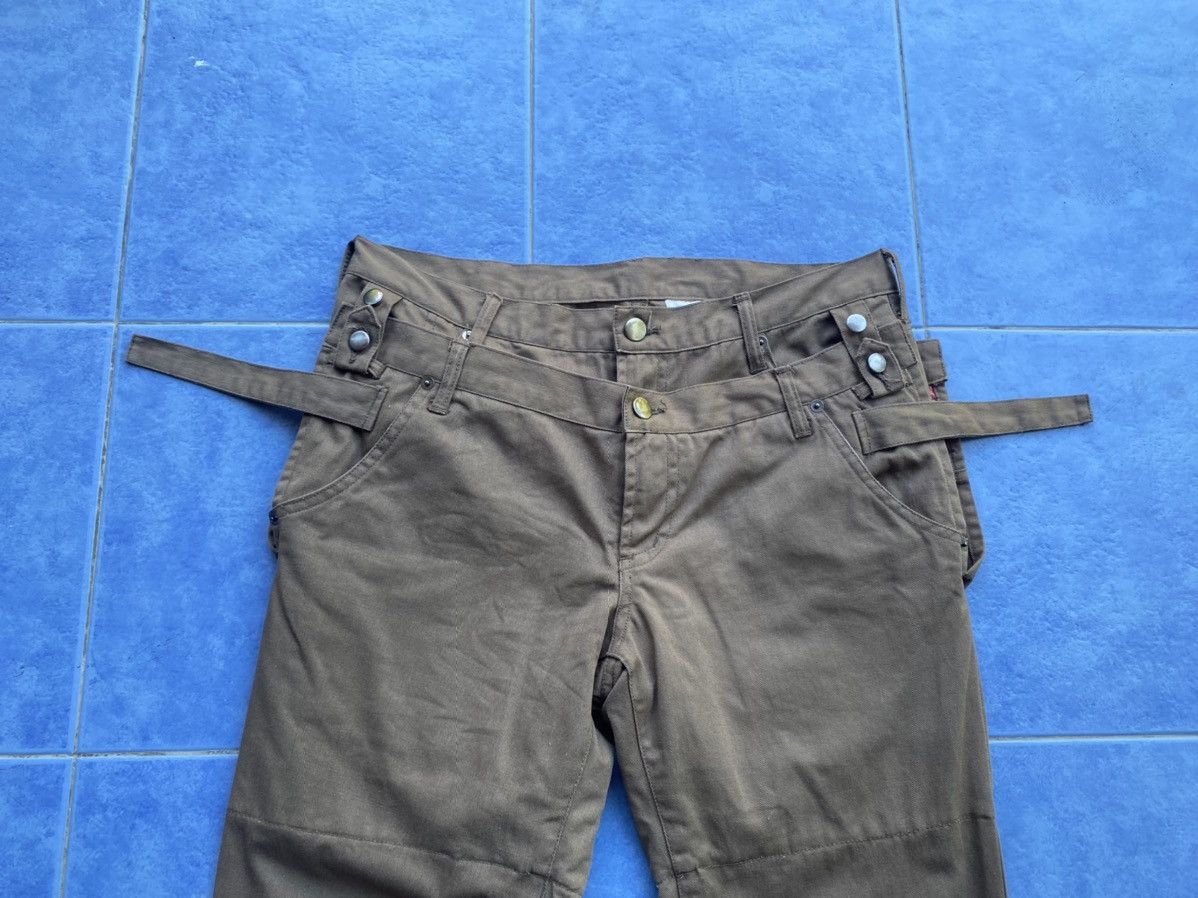 Japanese Brand Double Waist PPFM Pants Size US 31 - 16 Thumbnail