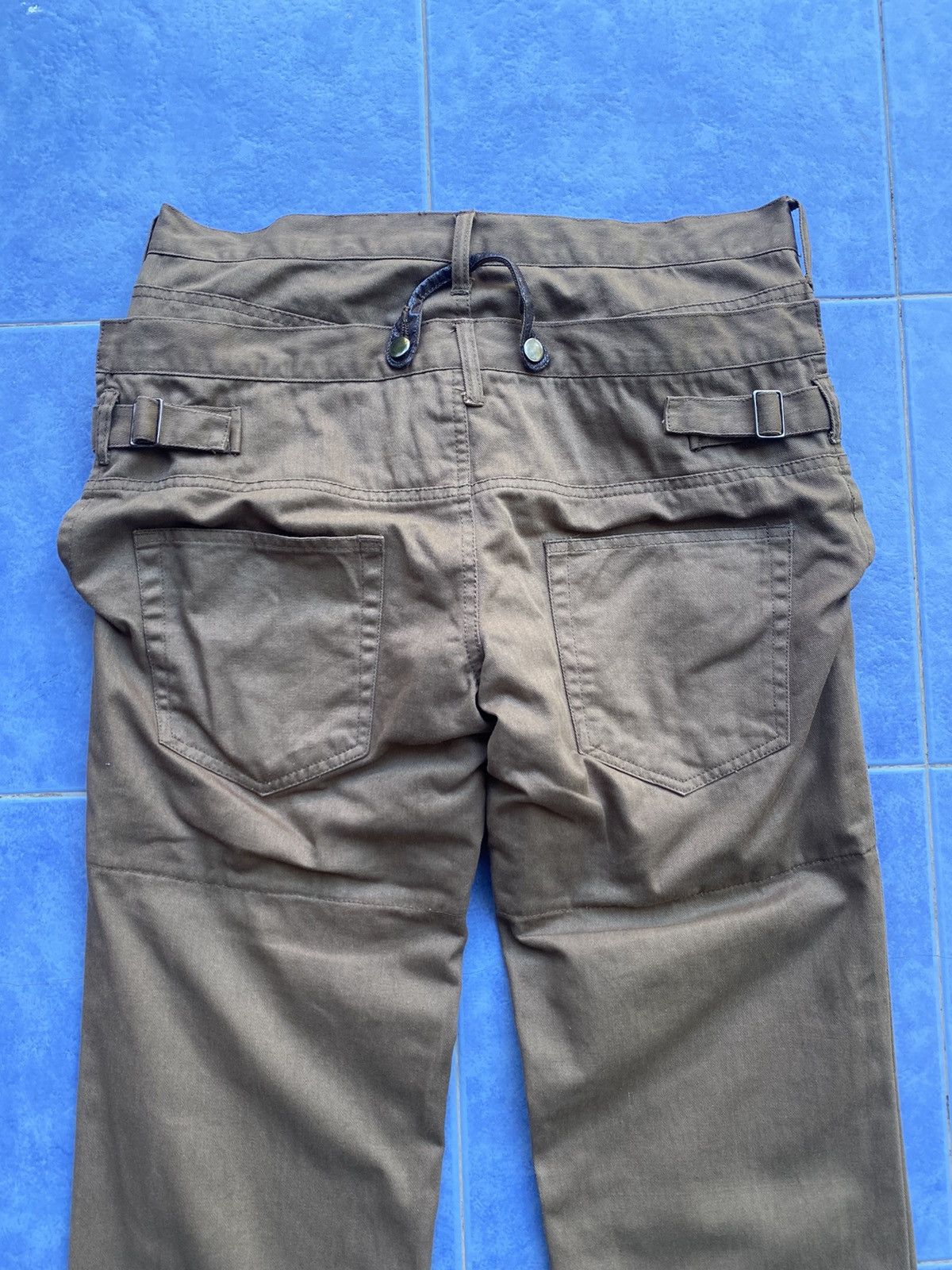 Japanese Brand Double Waist PPFM Pants Size US 31 - 8 Thumbnail